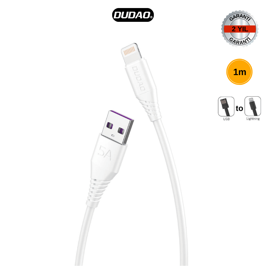 DUDAO L2L USB to Type-C Dönüştürücü 1m Kablo 