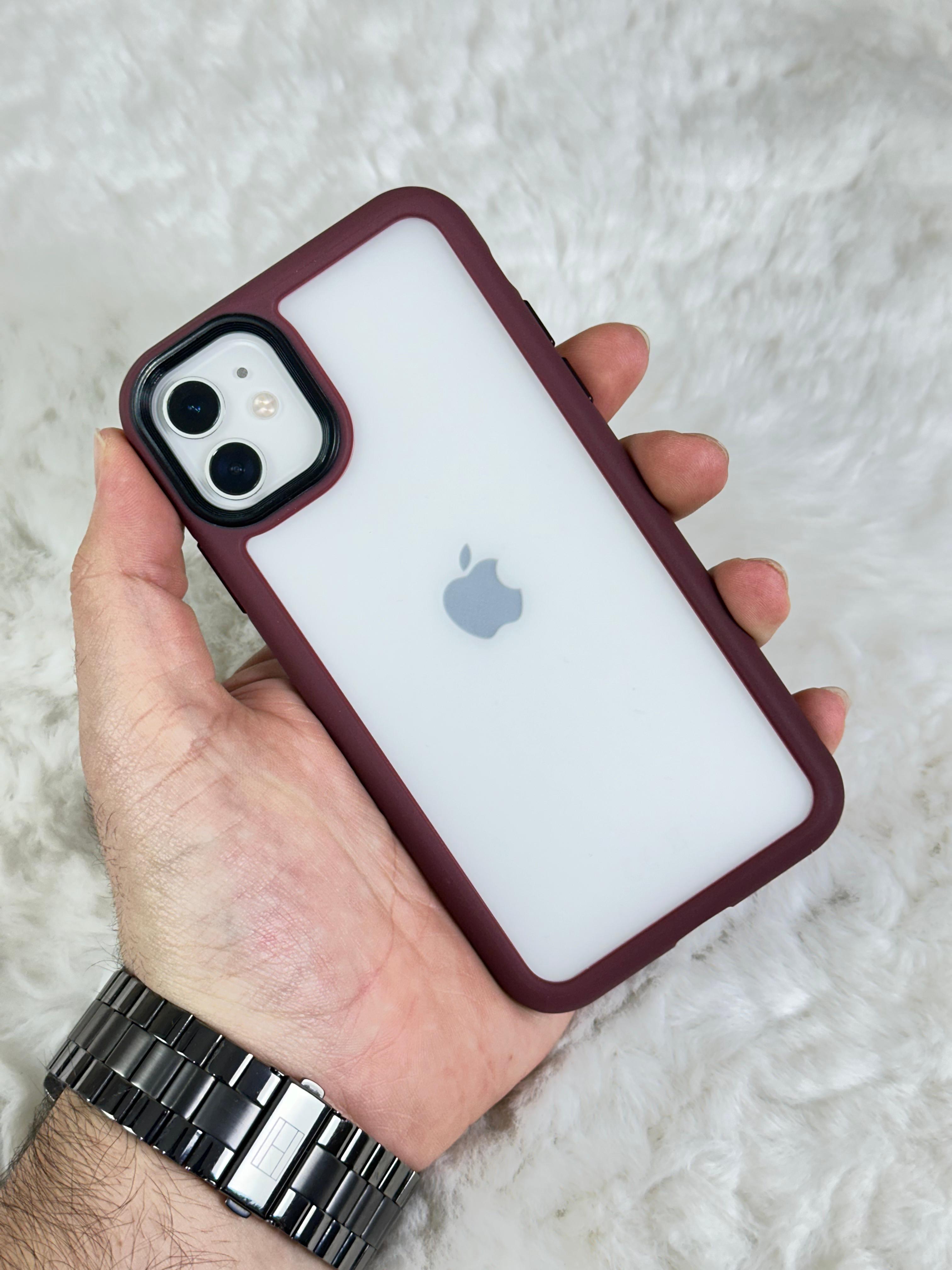 iPhone 11 Arkası Sert Yanları Yumuşak Düz Tiger