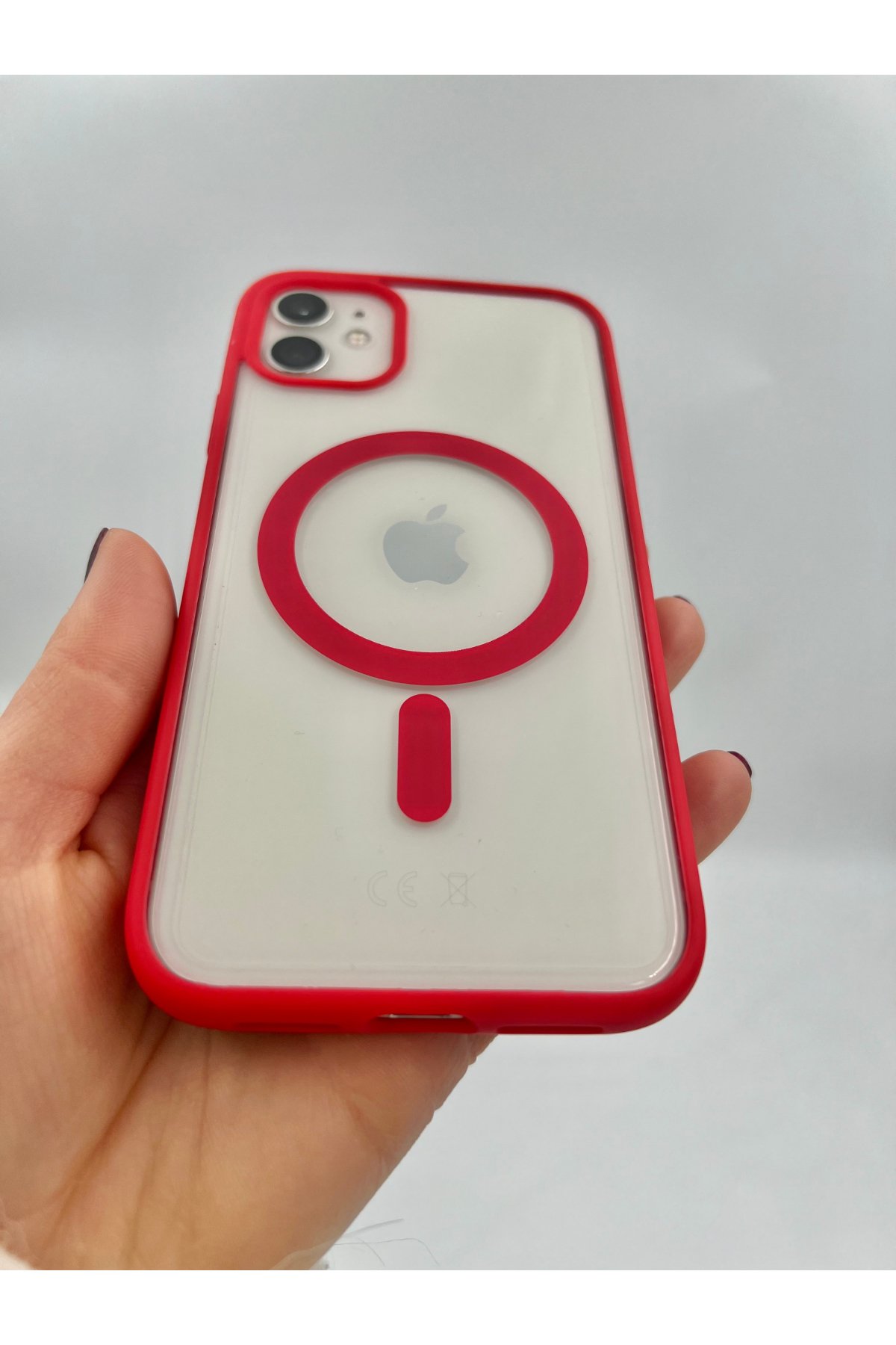 Apple iPhone 11 Magsafe Kablosuz Şarj Özellikli Silikon Ege Kılıf