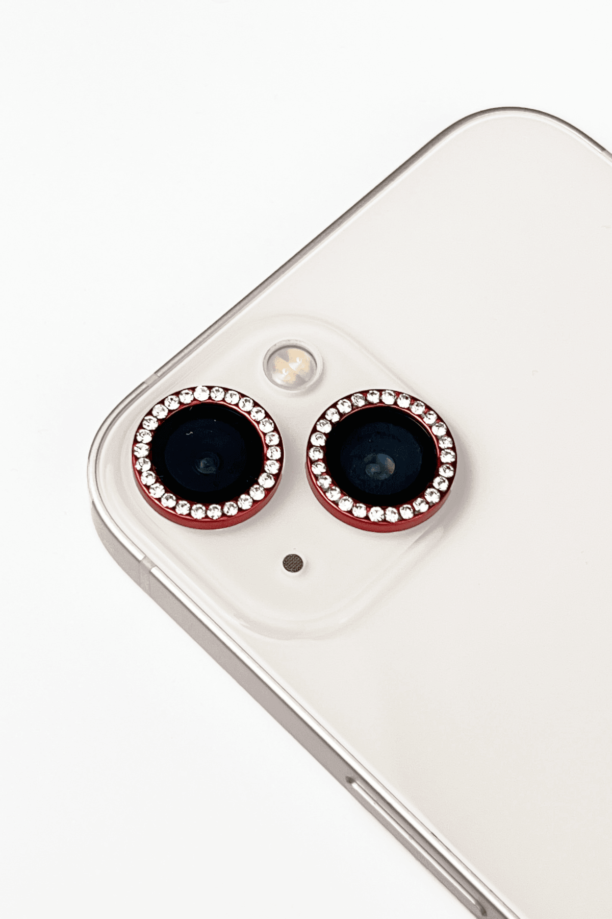 iPhone 15 Plus Uyumlu Swarovski Taşlı Kamera Lens Koruyucu