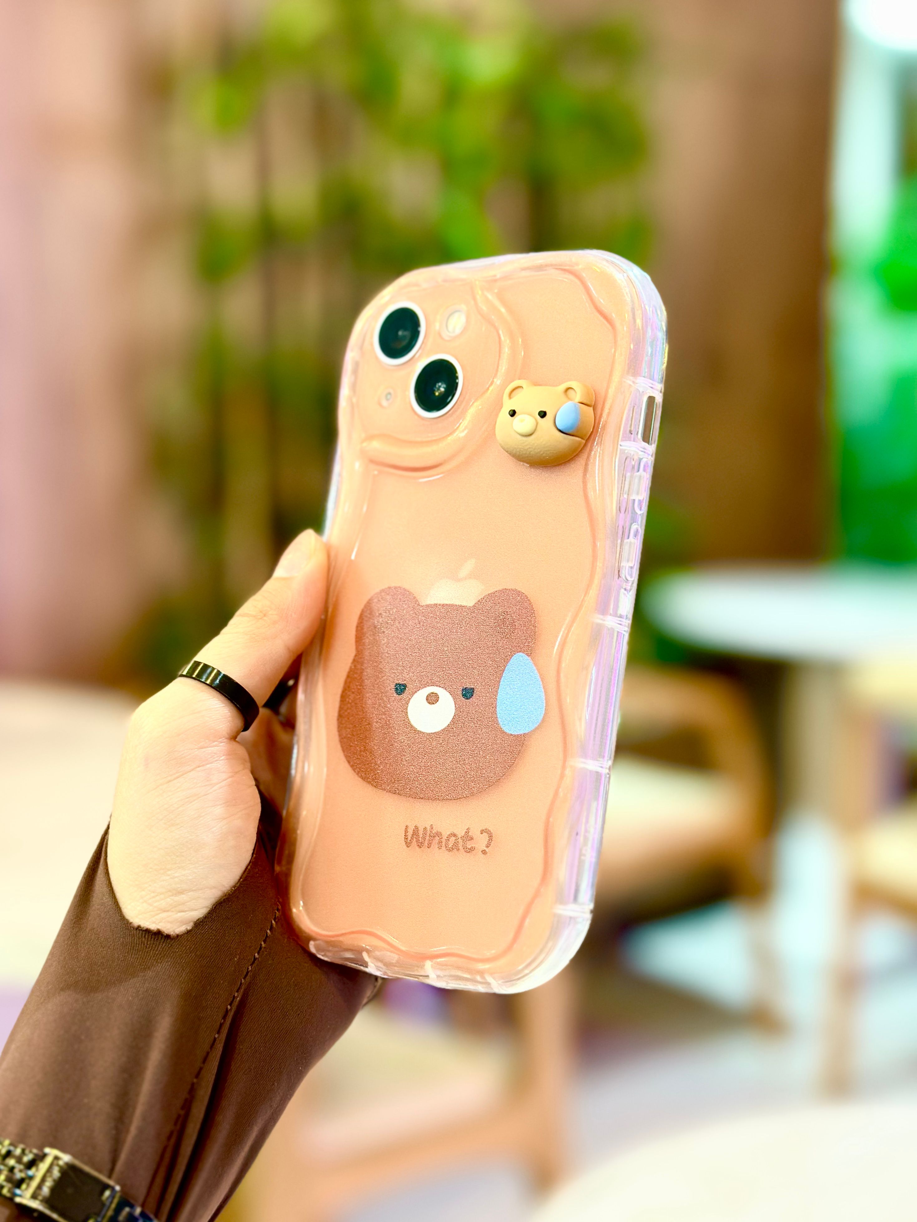 iPhone 13 Sevimli Tavşan Temalı iPhone Cuddly Kılıfı