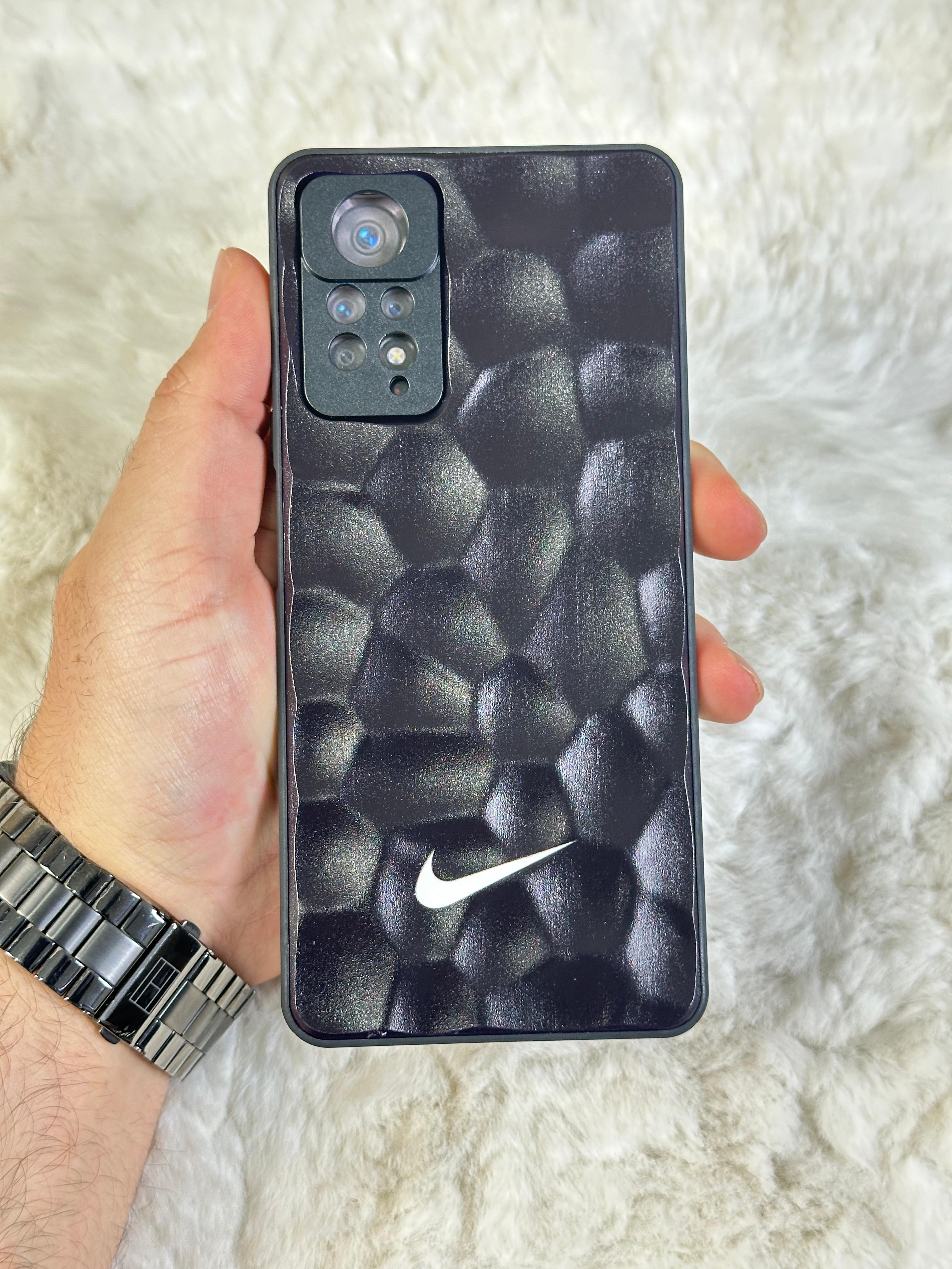 Xiaomi Note 11 Pro uyumlu Arkası Sert Kapaklı Yanları Silikonlu Starbucks-Nike Kılıf  - nike