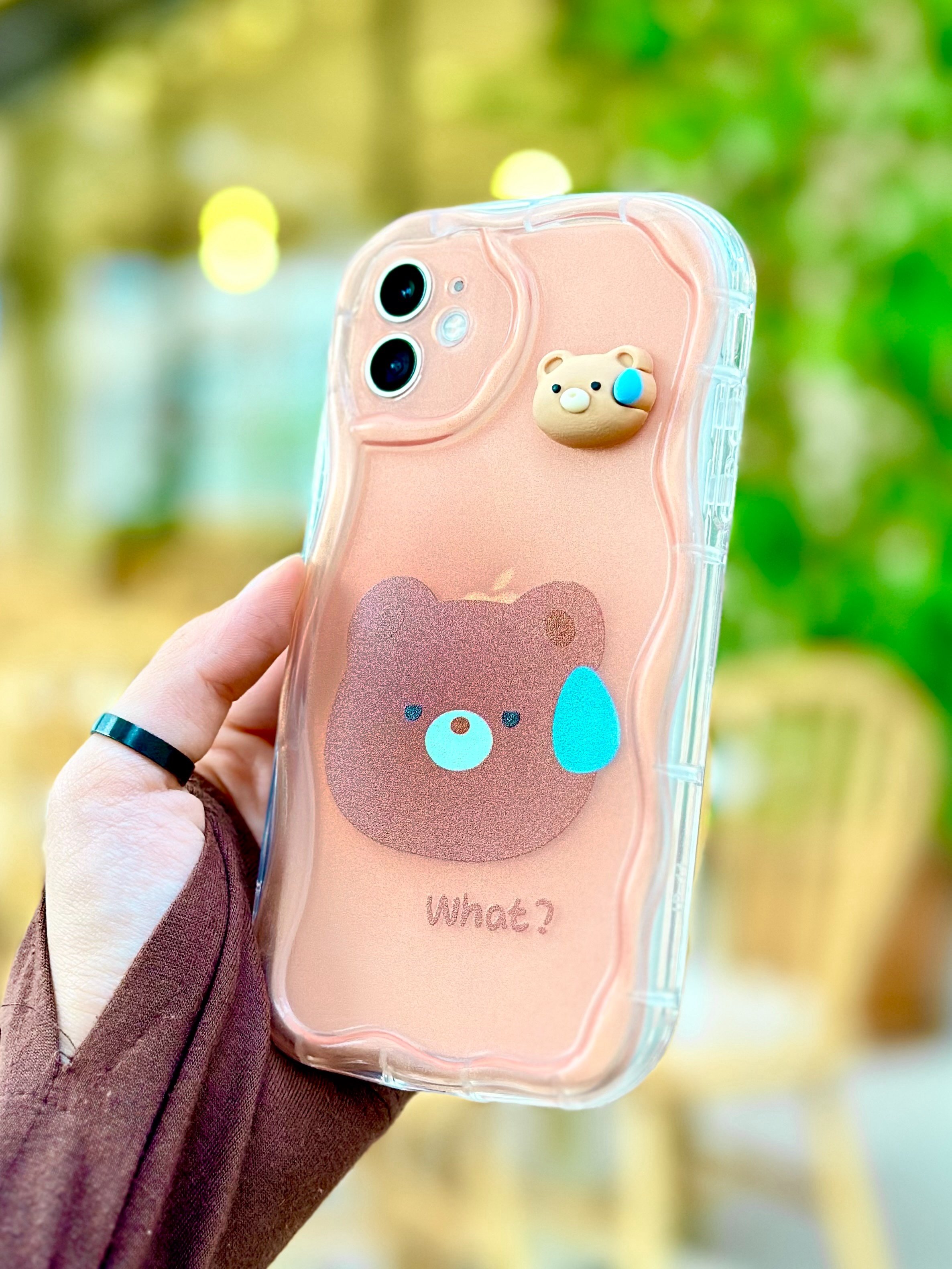 iPhone 11 Sevimli Tavşan Temalı iPhone Cuddly Kılıfı