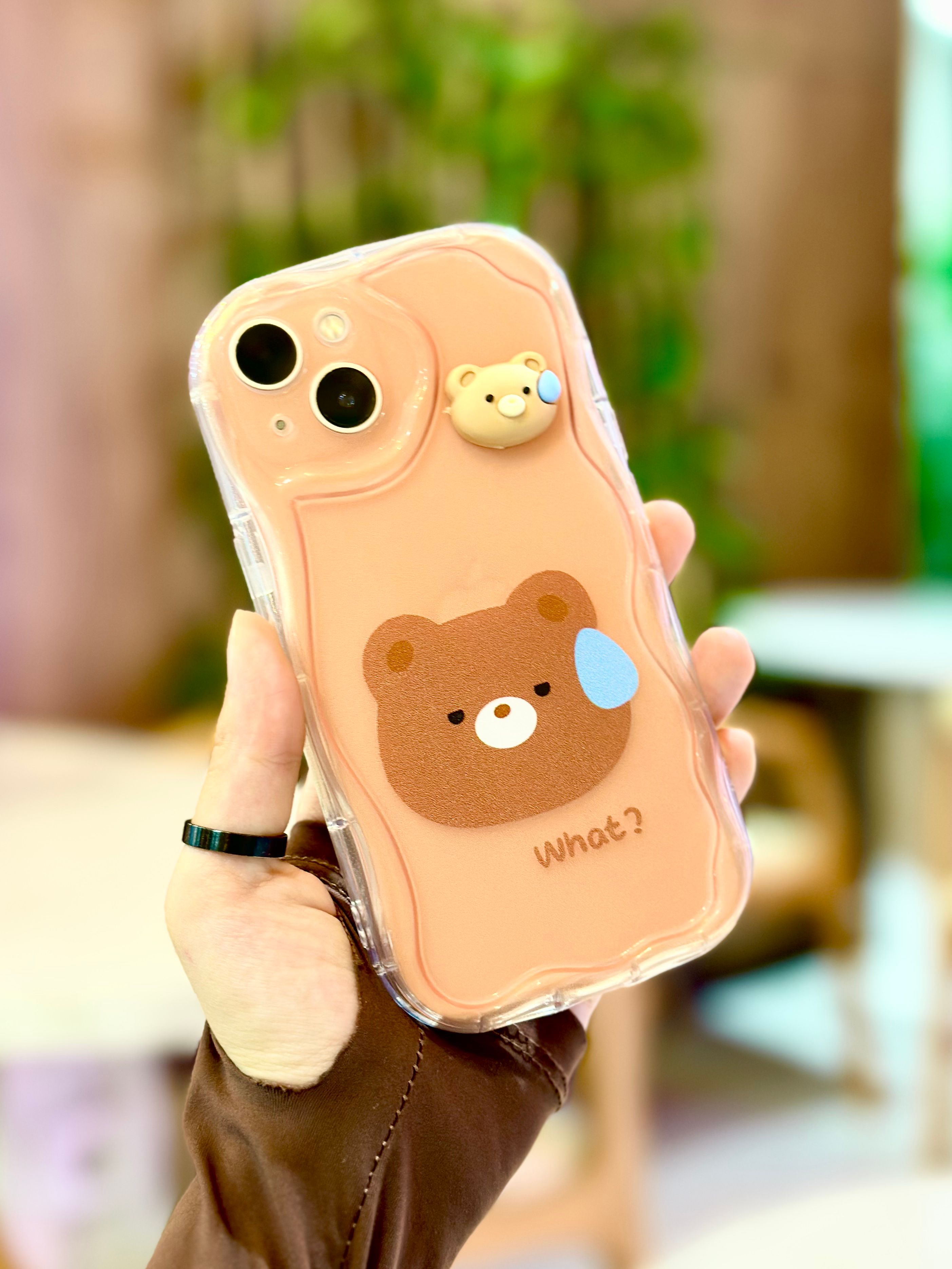 iPhone 13 Sevimli Tavşan Temalı iPhone Cuddly Kılıfı