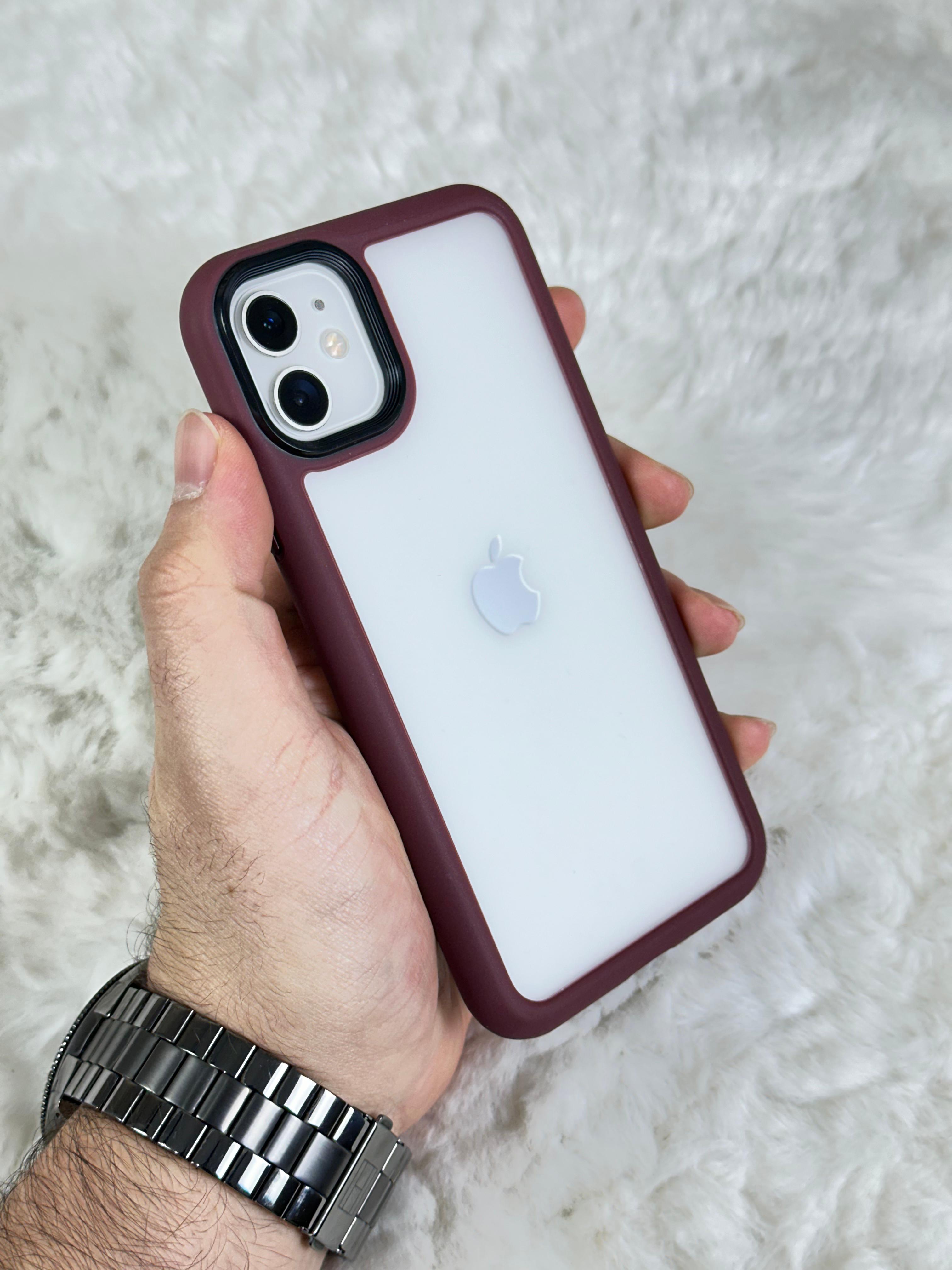 iPhone 11 Arkası Sert Yanları Yumuşak Düz Tiger