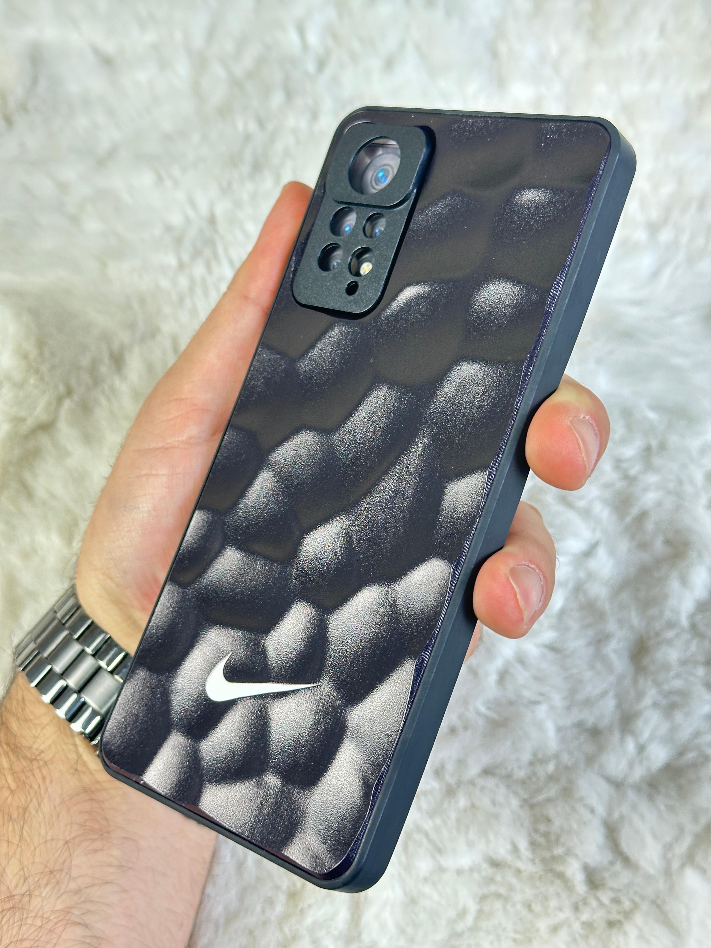 Xiaomi Note 11 Pro uyumlu Arkası Sert Kapaklı Yanları Silikonlu Starbucks-Nike Kılıf  - nike