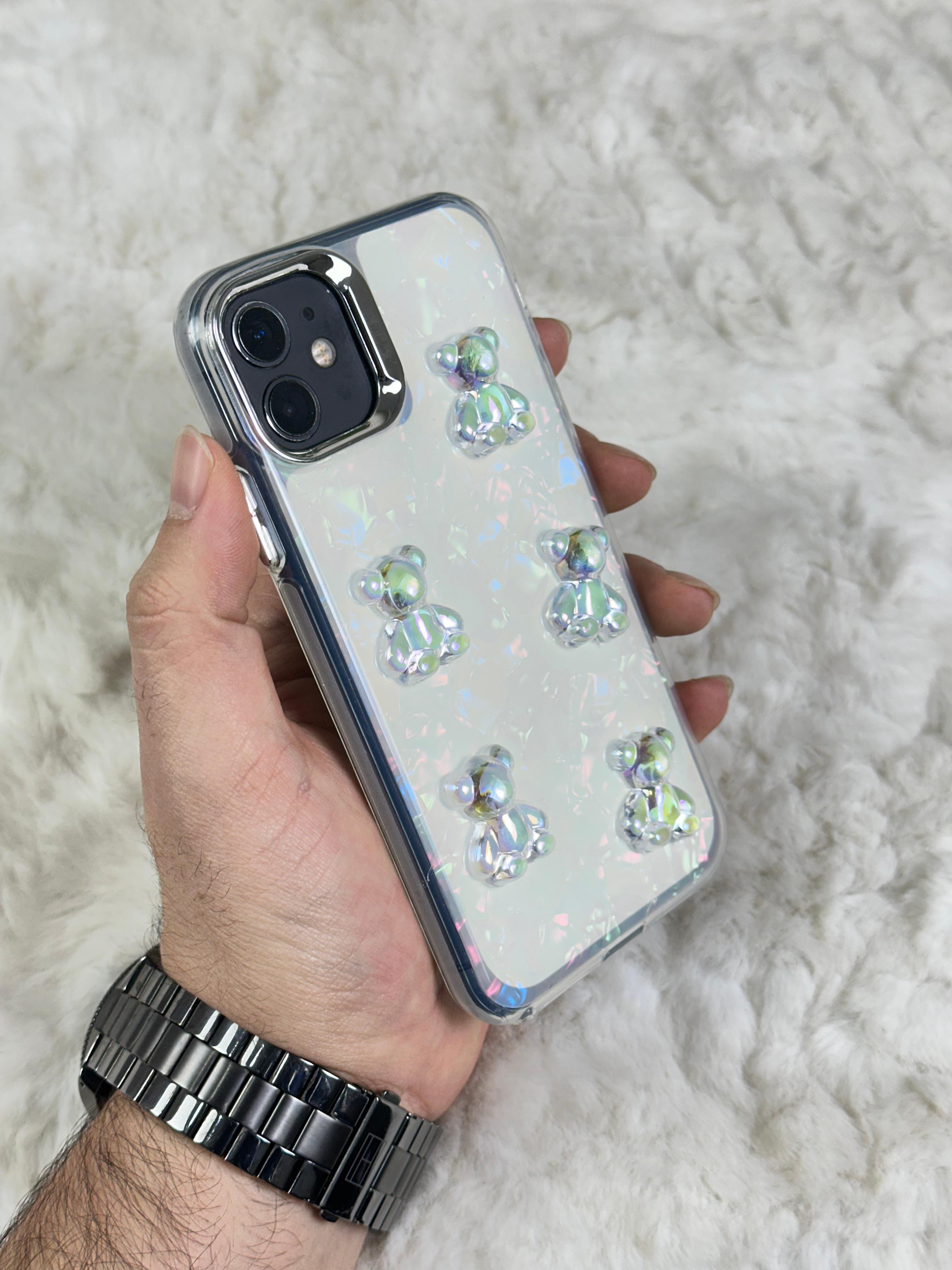 iPhone 12 Figürlü Kristal Kılıf 