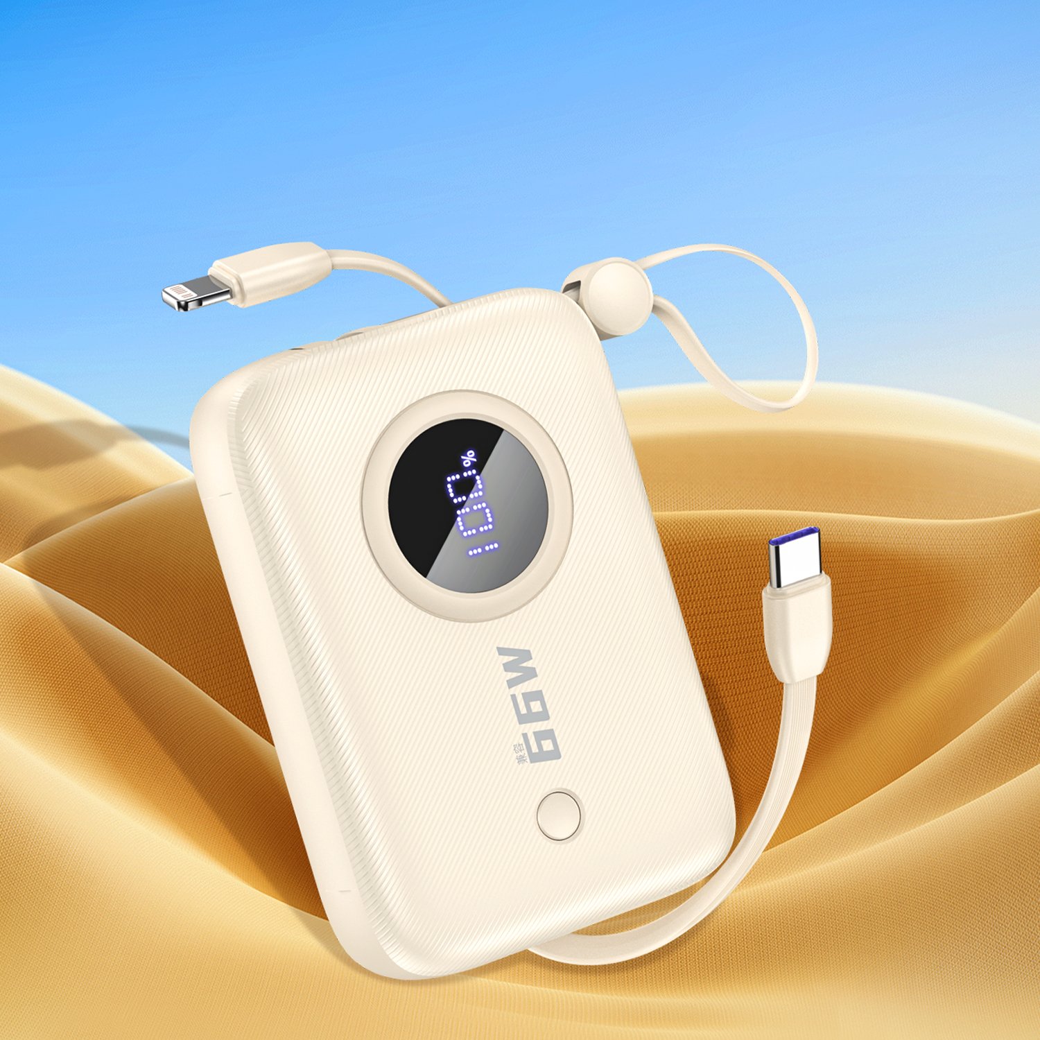 DUDAO K14 10.000mAh Batarya 66W Hızlı Şarj Siyah