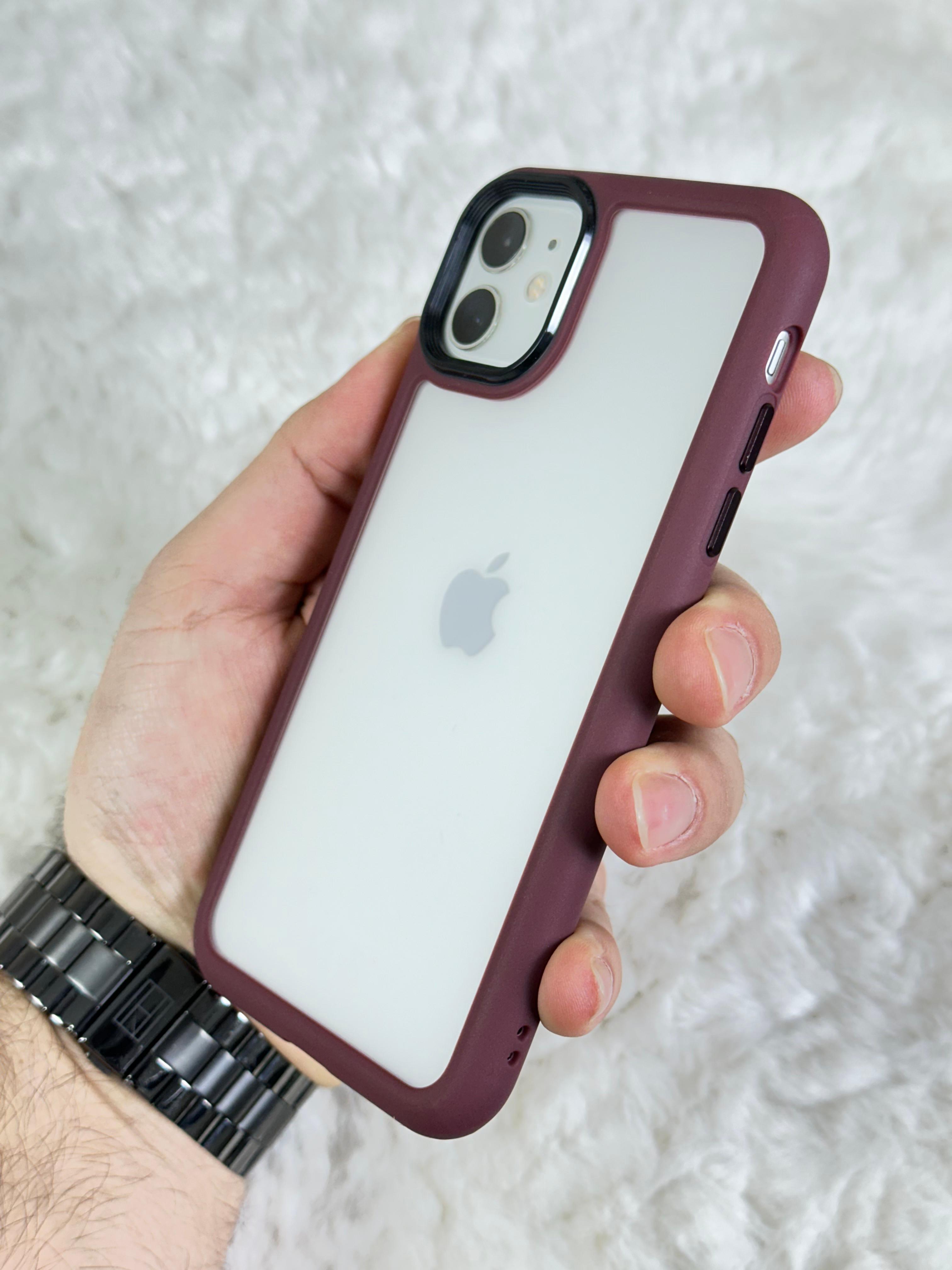 iPhone 11 Arkası Sert Yanları Yumuşak Düz Tiger