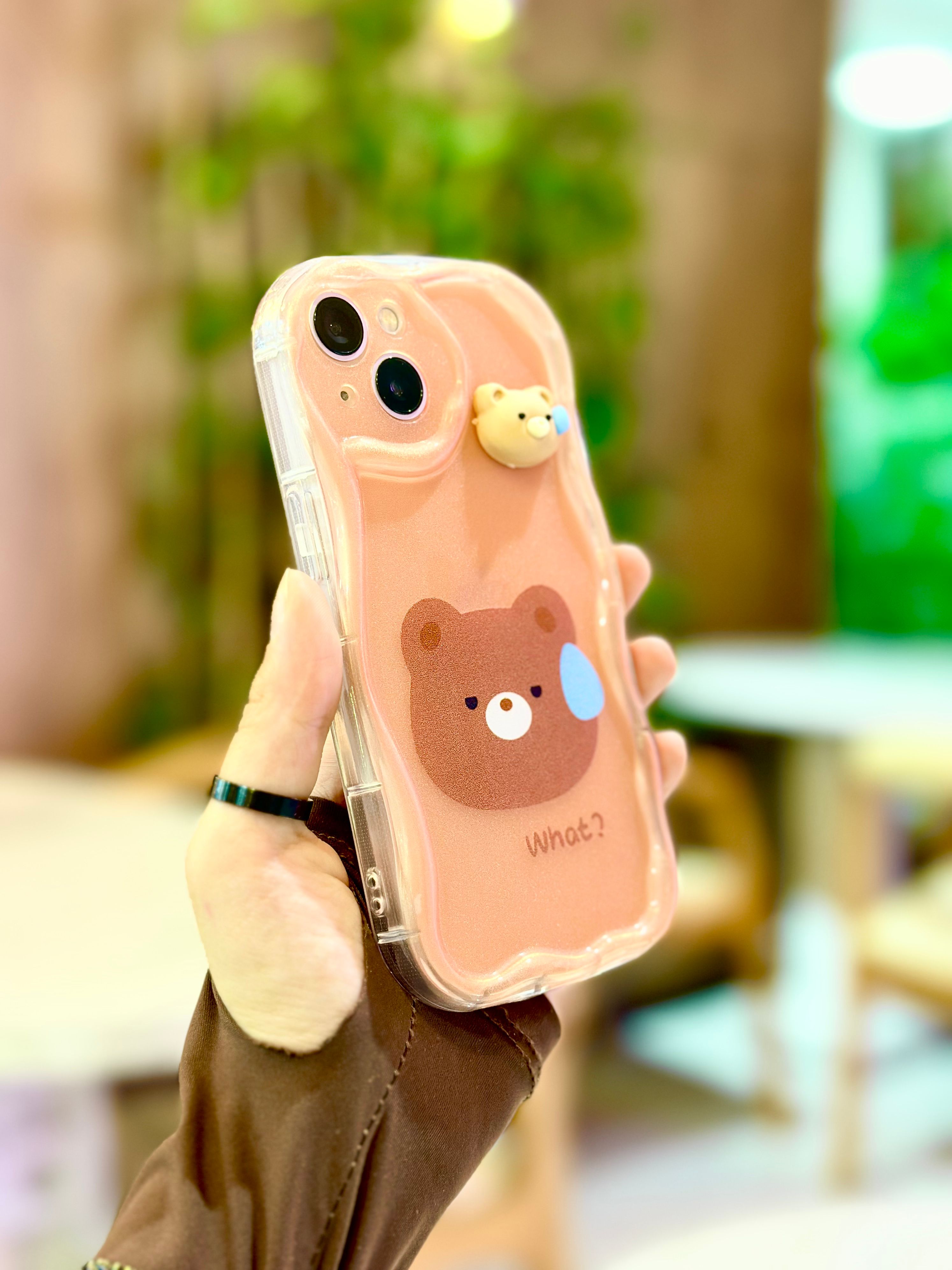 iPhone 13 Sevimli Tavşan Temalı iPhone Cuddly Kılıfı