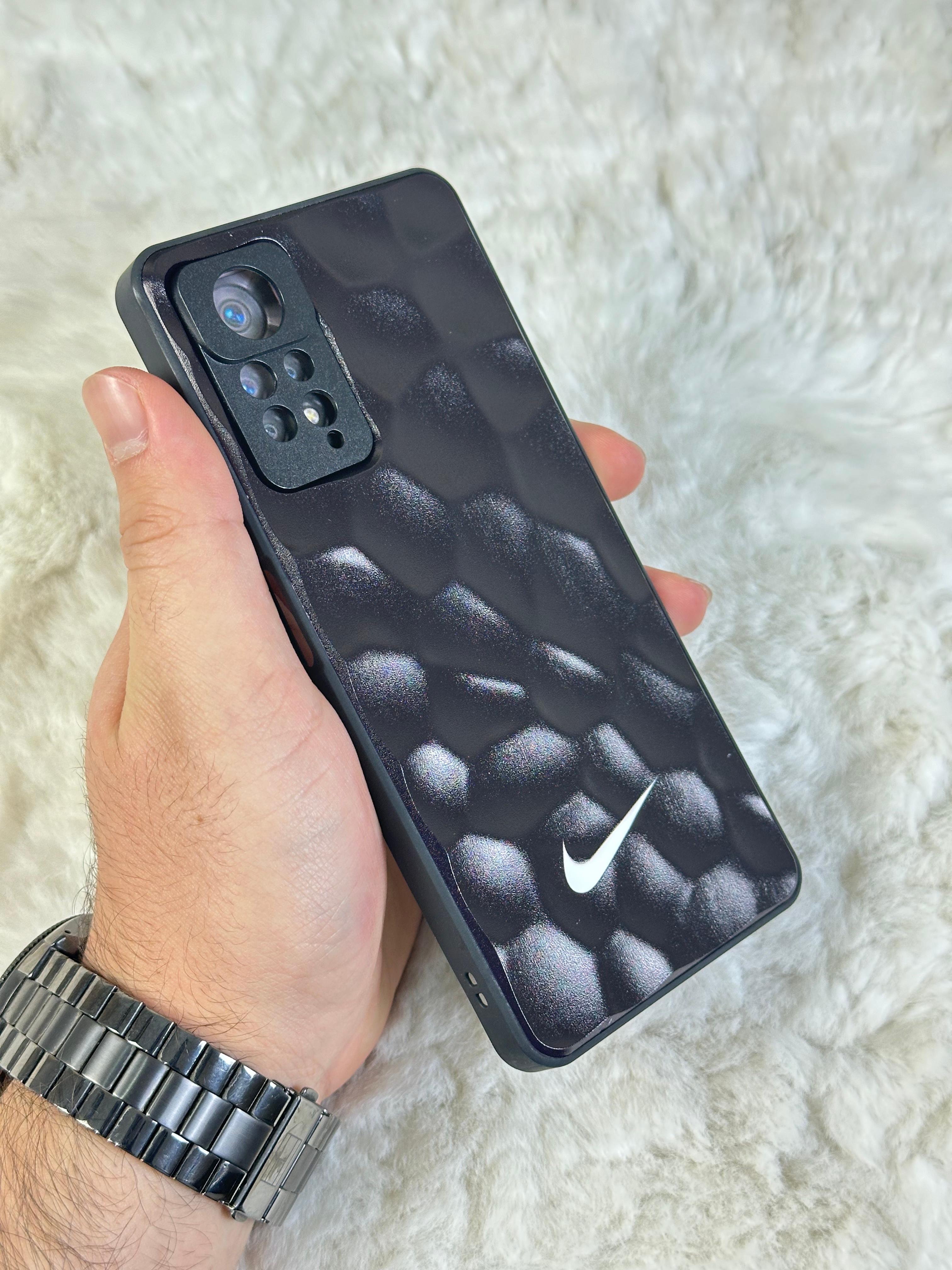 Xiaomi Note 11 Pro uyumlu Arkası Sert Kapaklı Yanları Silikonlu Starbucks-Nike Kılıf  - nike