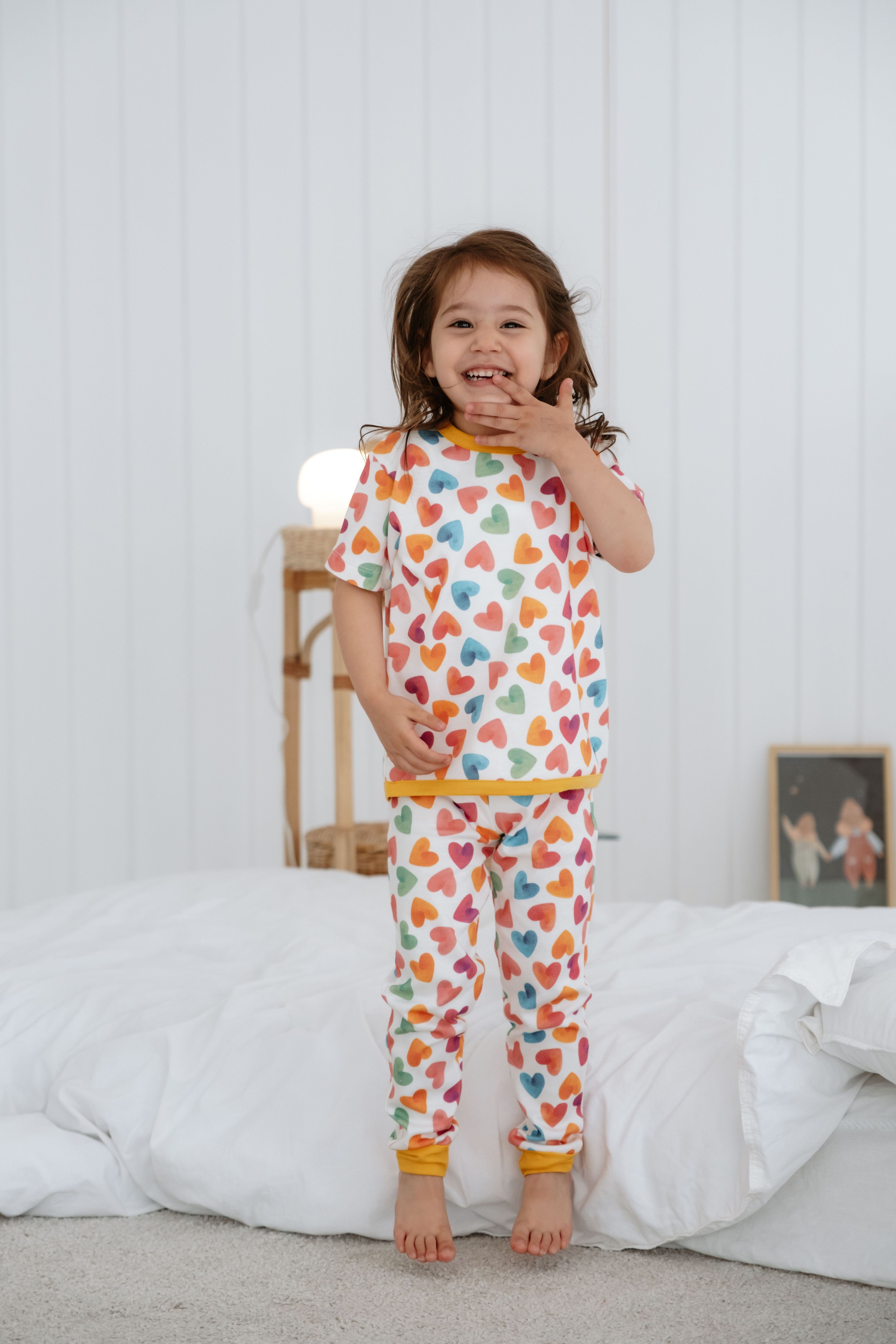 0.3 TOG Yazlık Pijama Takımı - Cute Hearts