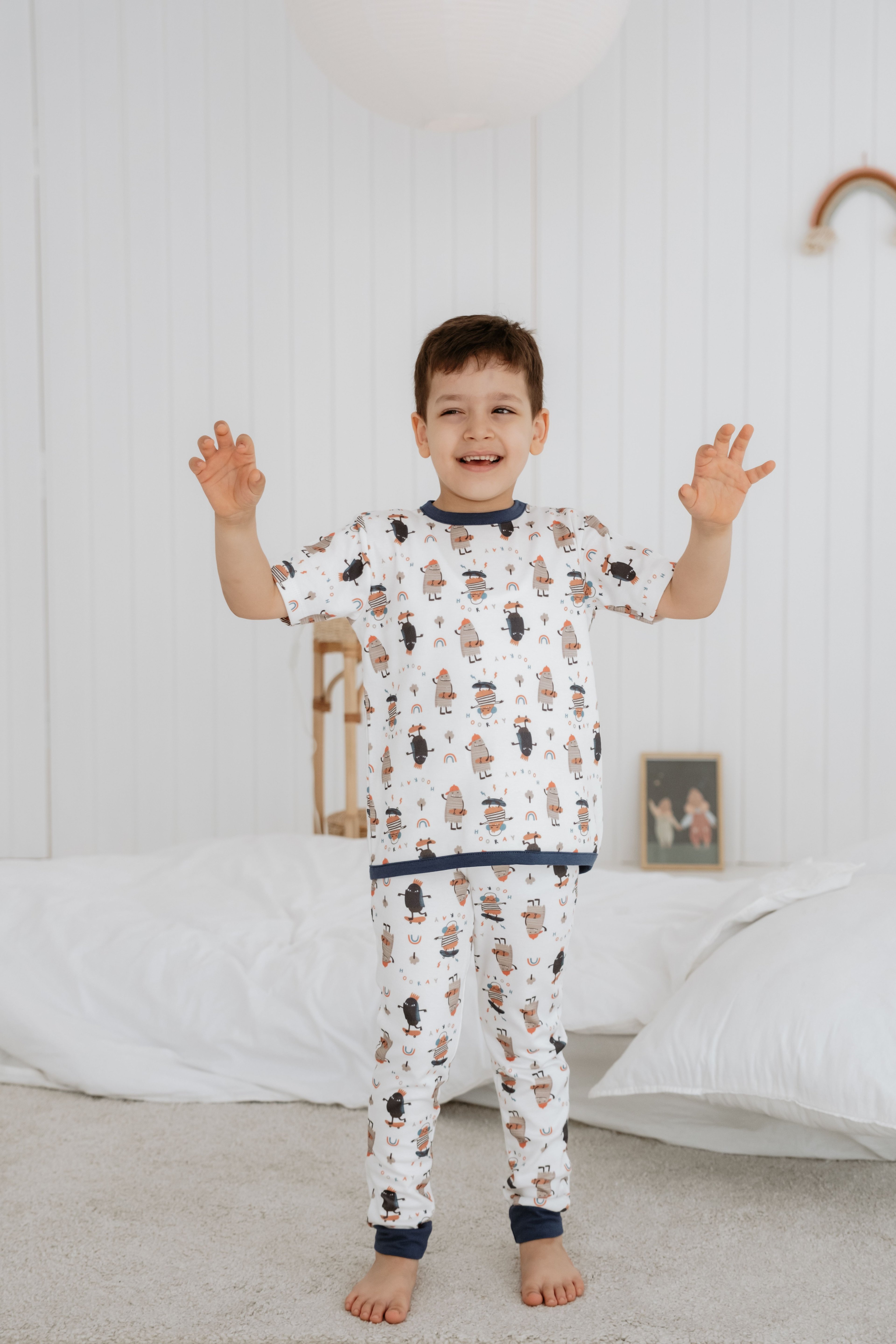 0.3 TOG Yazlık Pijama Takımı - Little Monsters