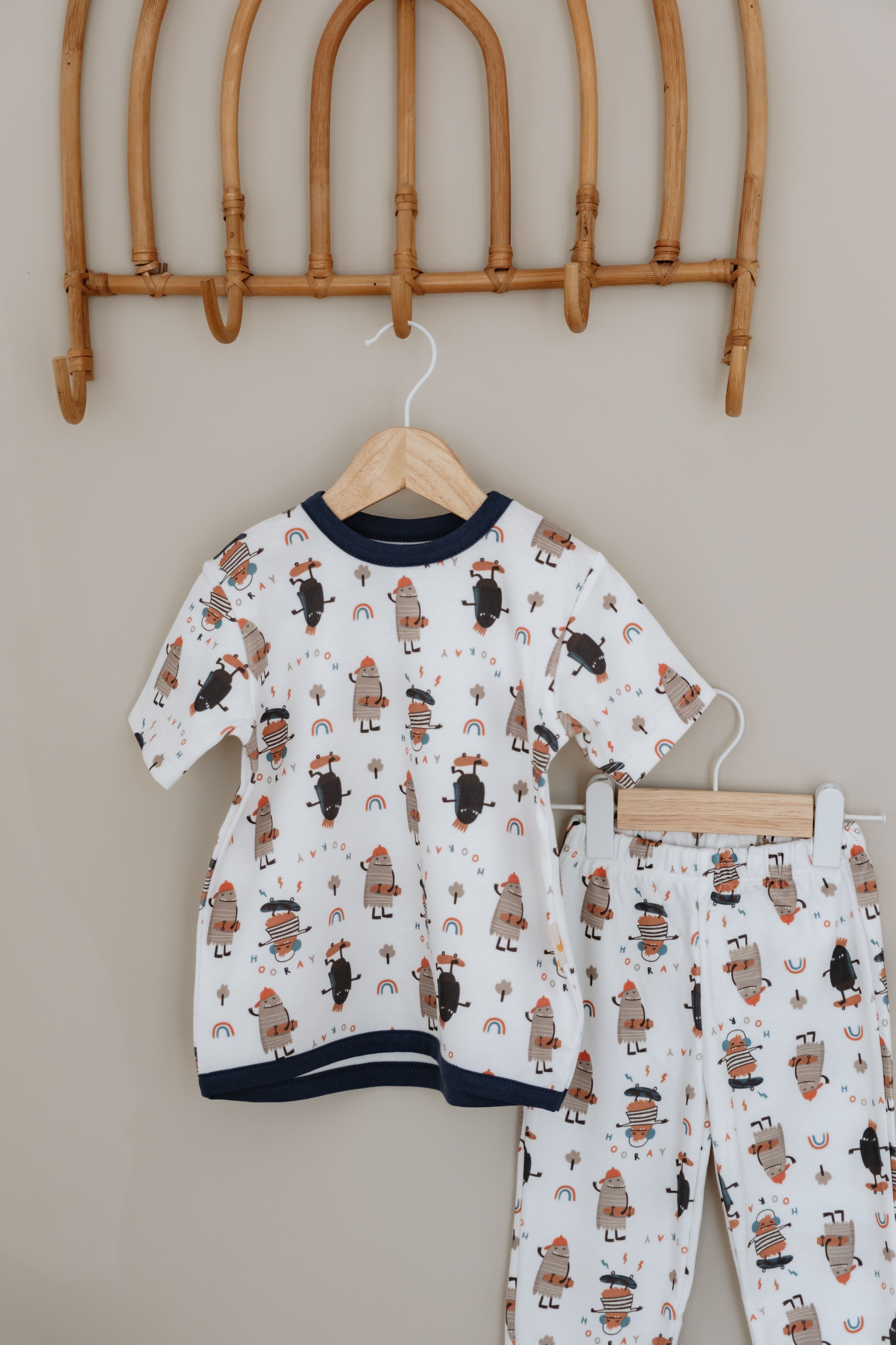 0.3 TOG Yazlık Pijama Takımı - Little Monsters