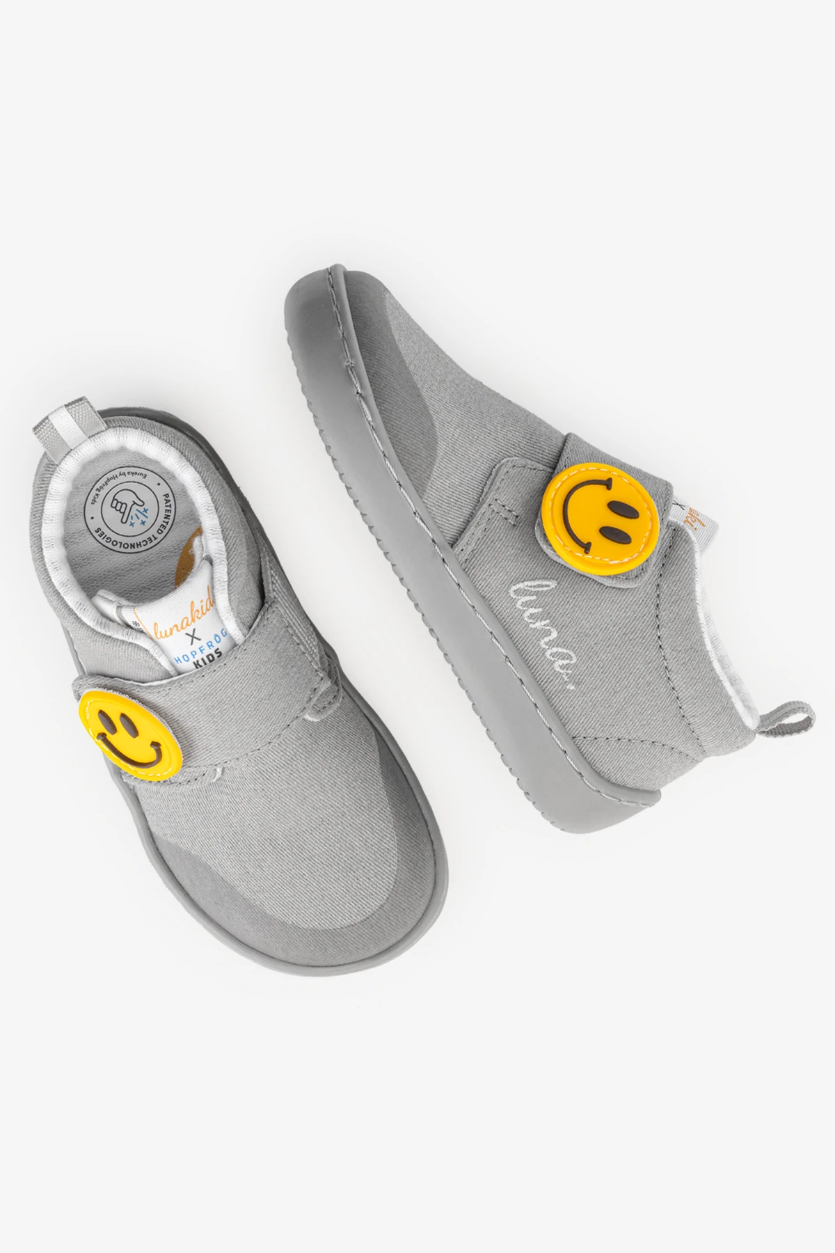 “SINIRLI ÖN SİPARİŞ” ⁠lunakids Lunicon 1.0 TOG Masal Grisi Barefoot Çocuk Ayakkabısı by Hopfrög Kids