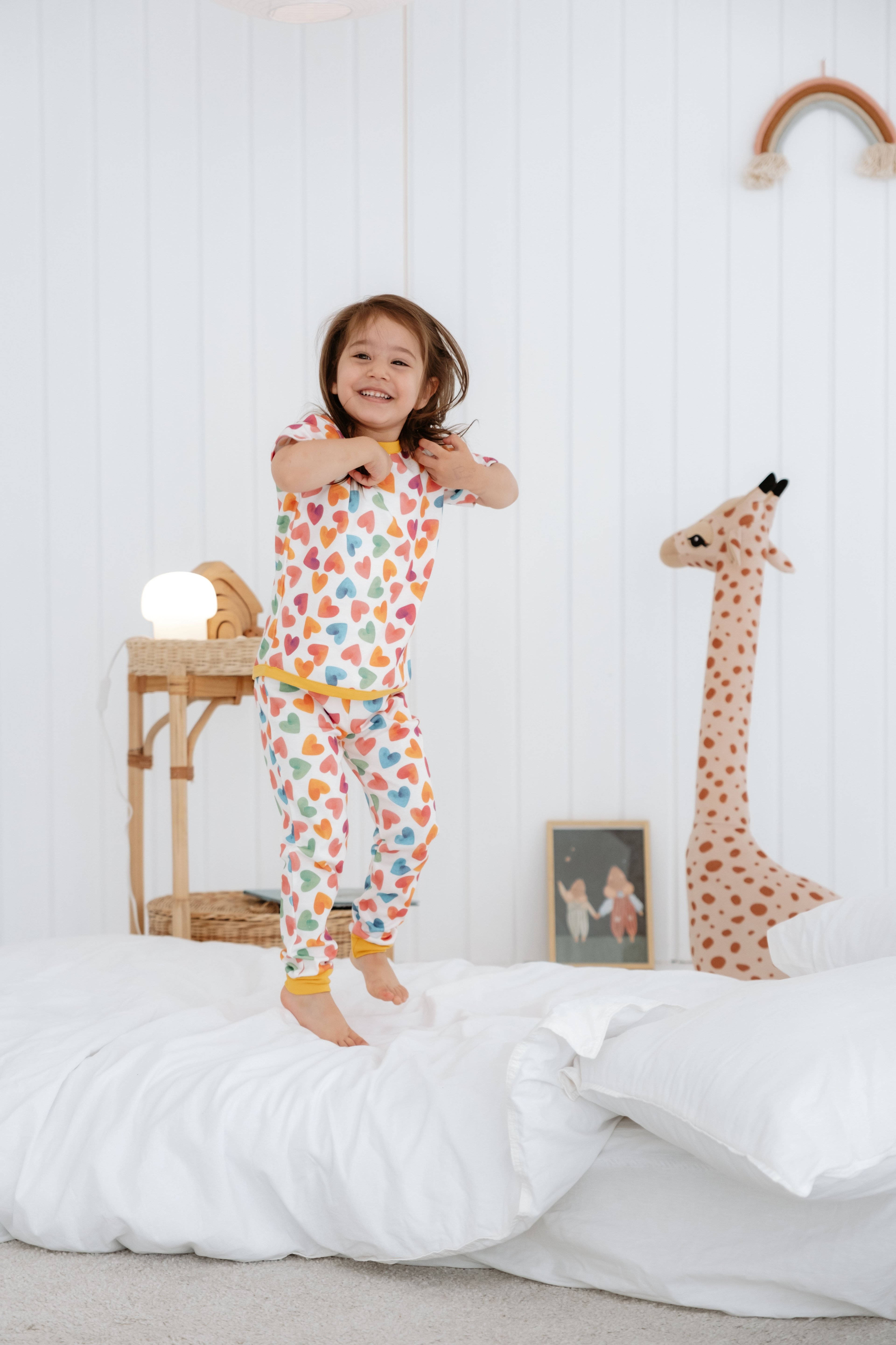 0.3 TOG Yazlık Pijama Takımı - Cute Hearts