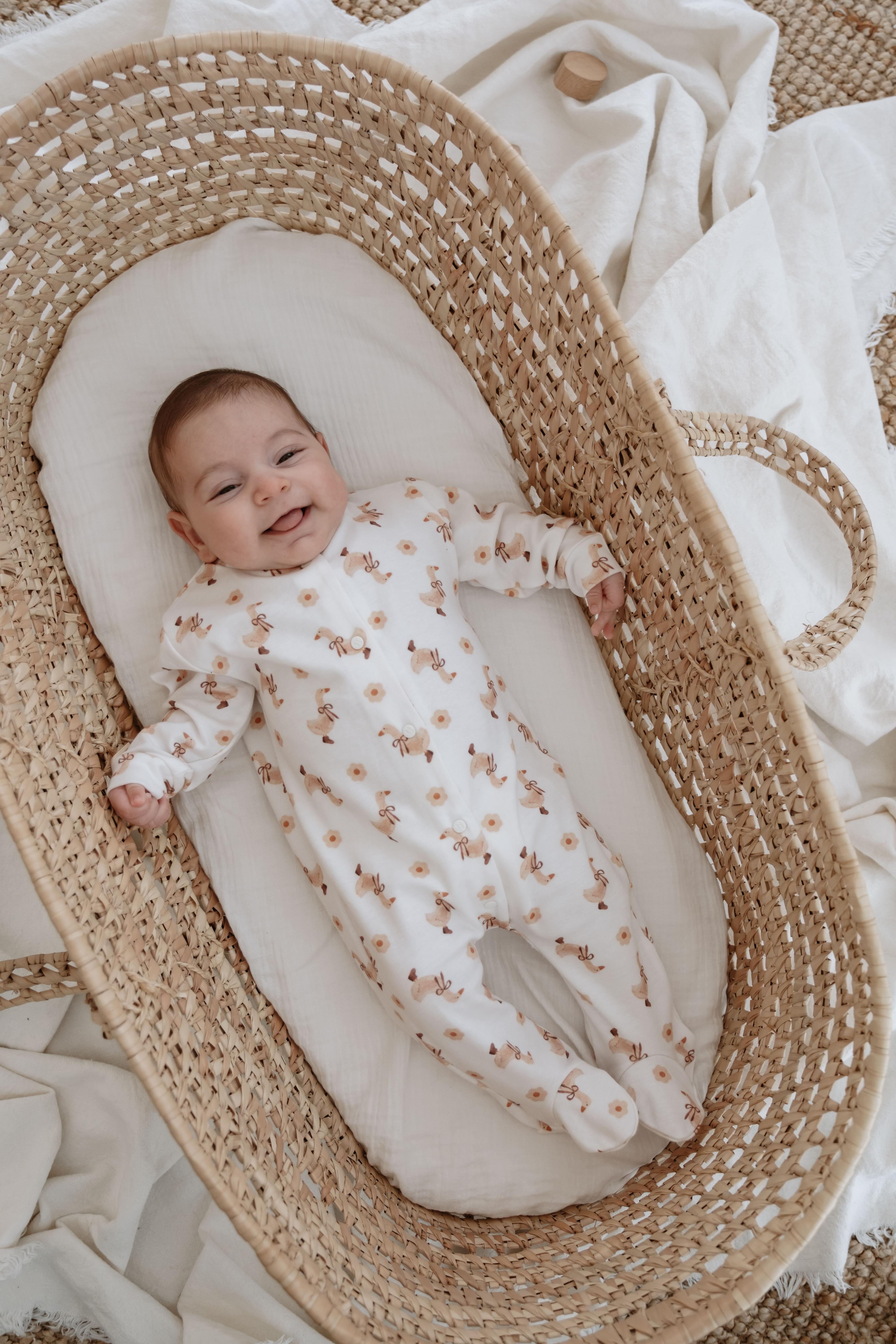 %100 Organik Pamuk Bebek Tulum - Goose