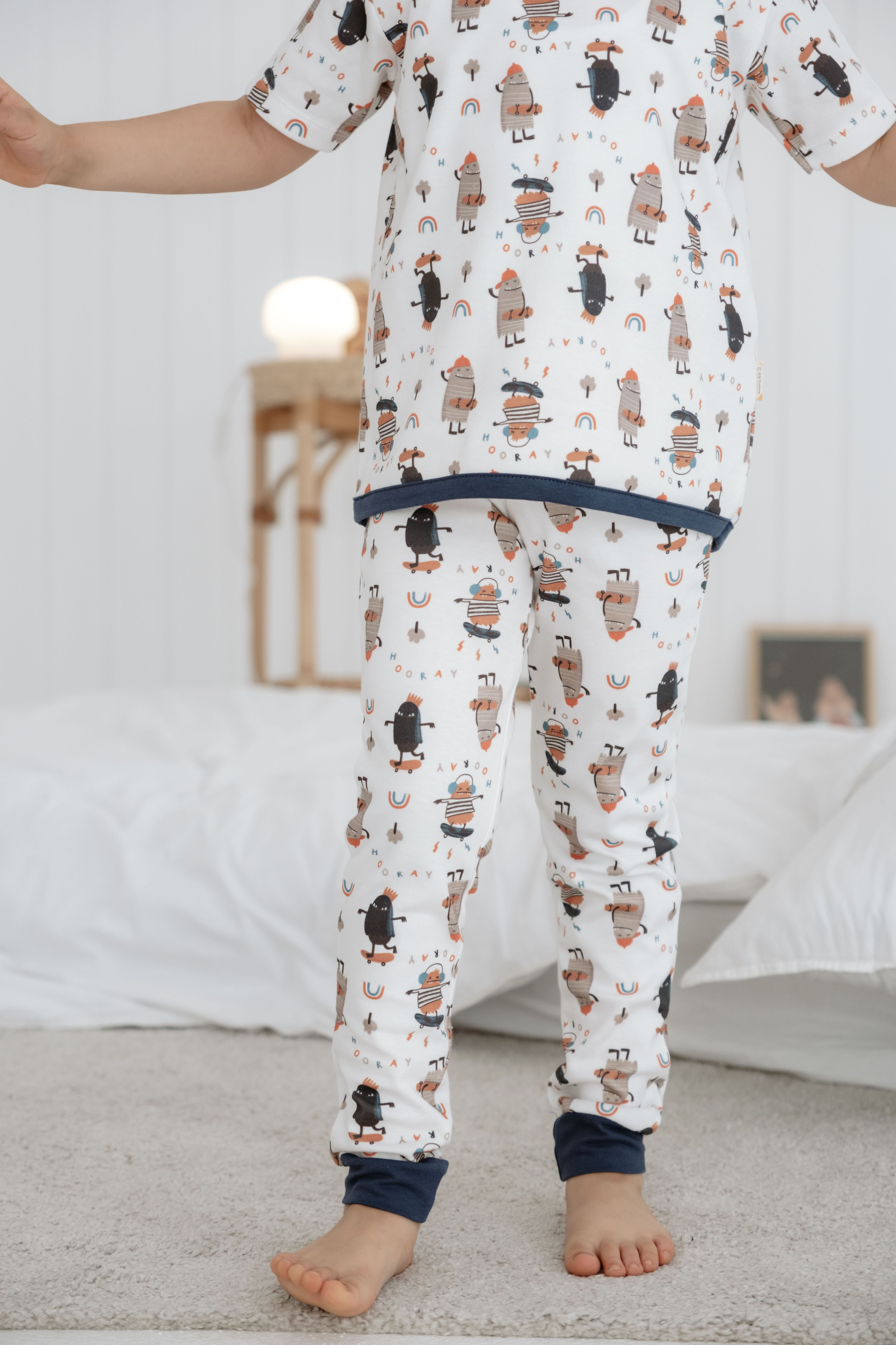 0.3 TOG Yazlık Pijama Takımı - Little Monsters