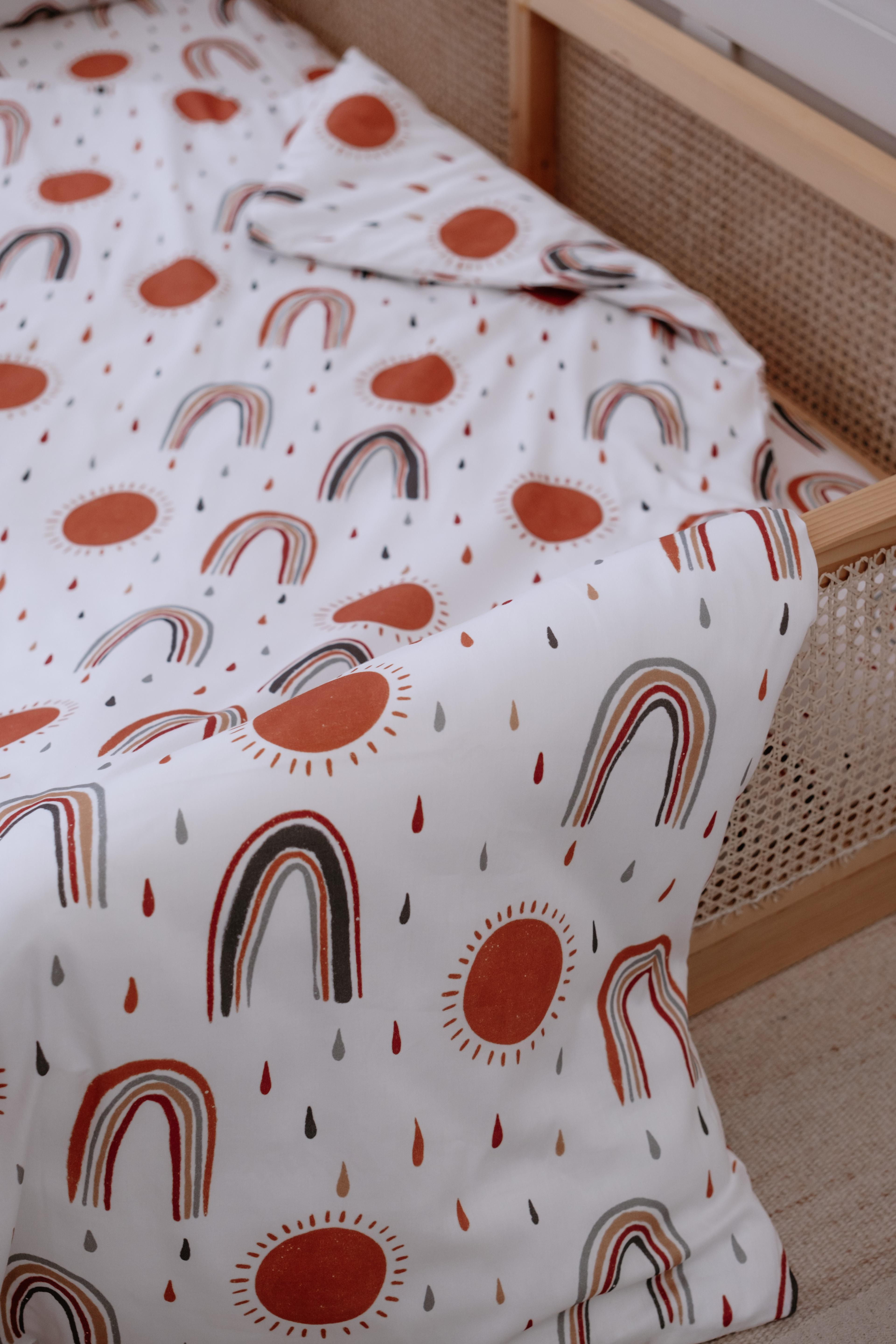 SunDrops - Organik Pamuk Saten Montessori Nevresim Seti