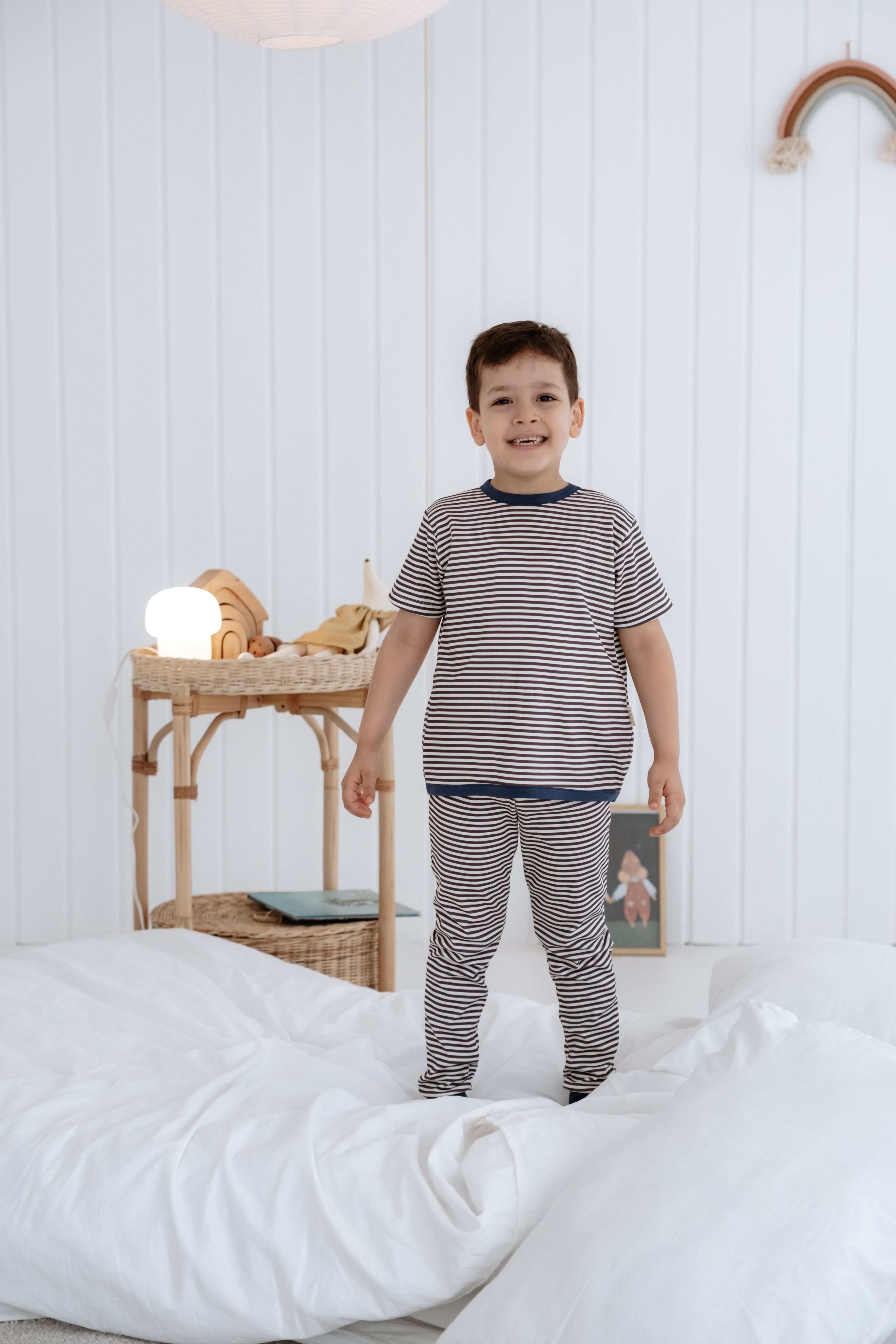 0.3 TOG Yazlık Pijama Takımı - Blue Lines