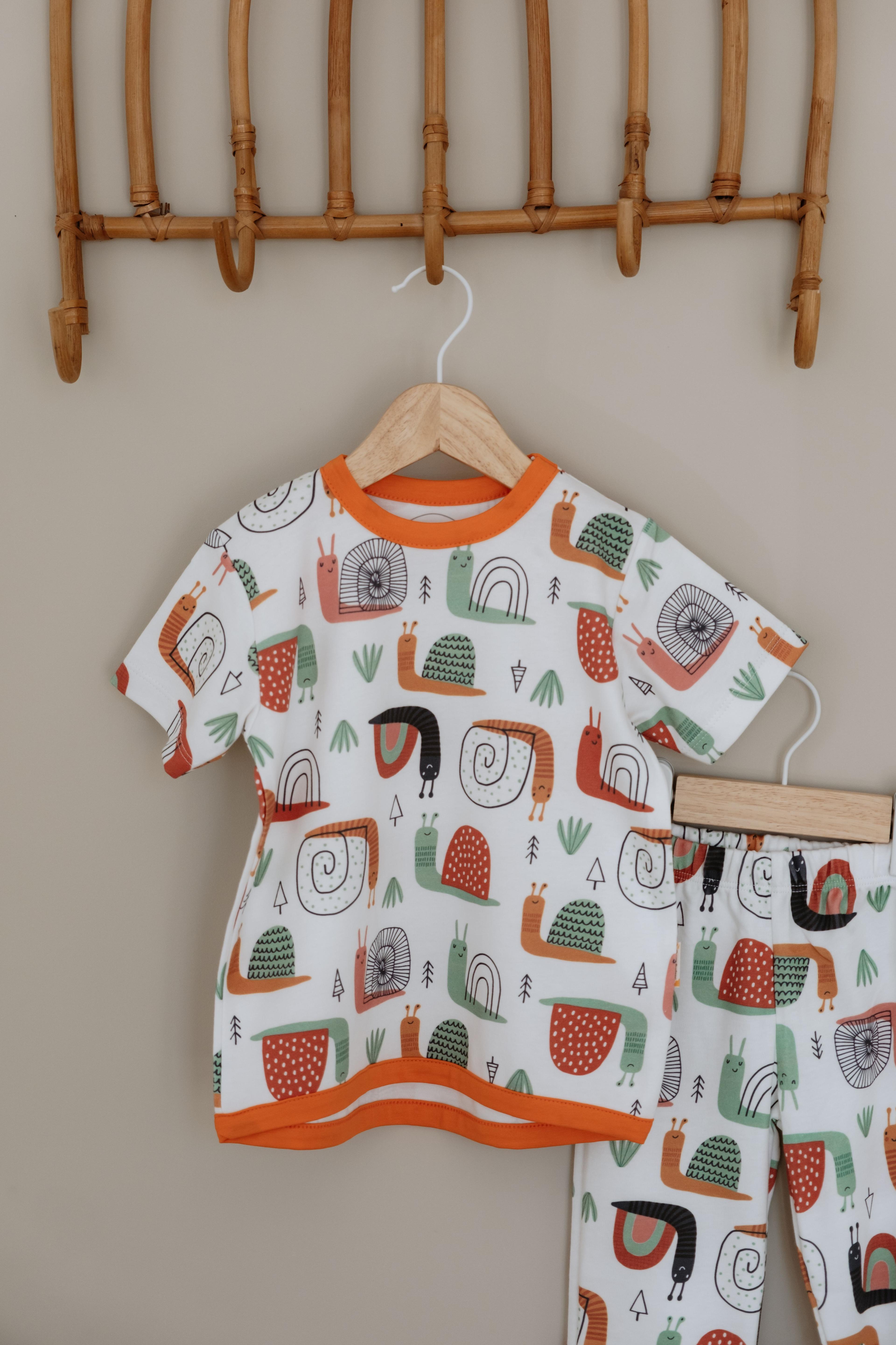 0.3 TOG Yazlık Pijama Takımı - Snails