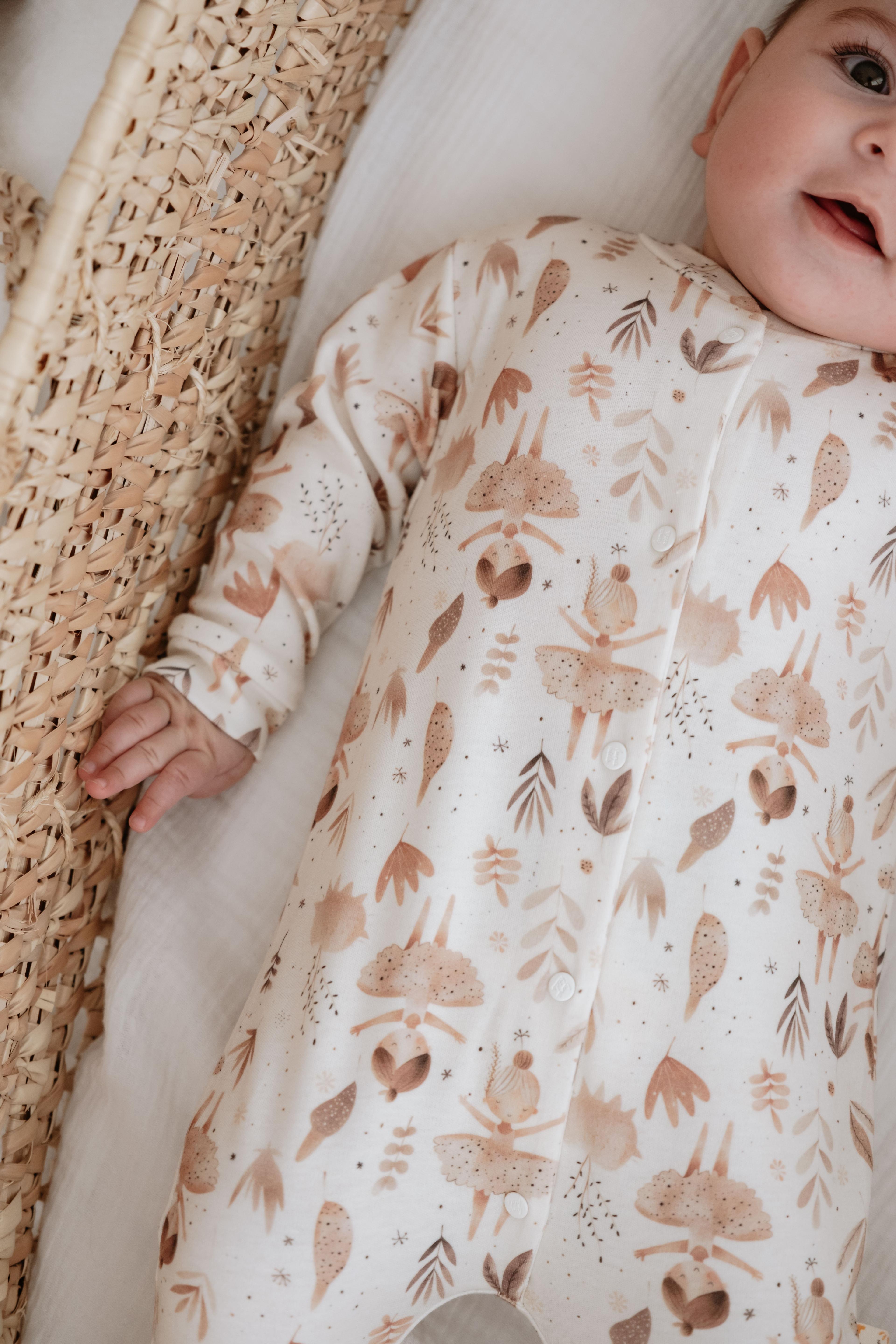 %100 Organik Pamuk Bebek Tulum - Fairytale