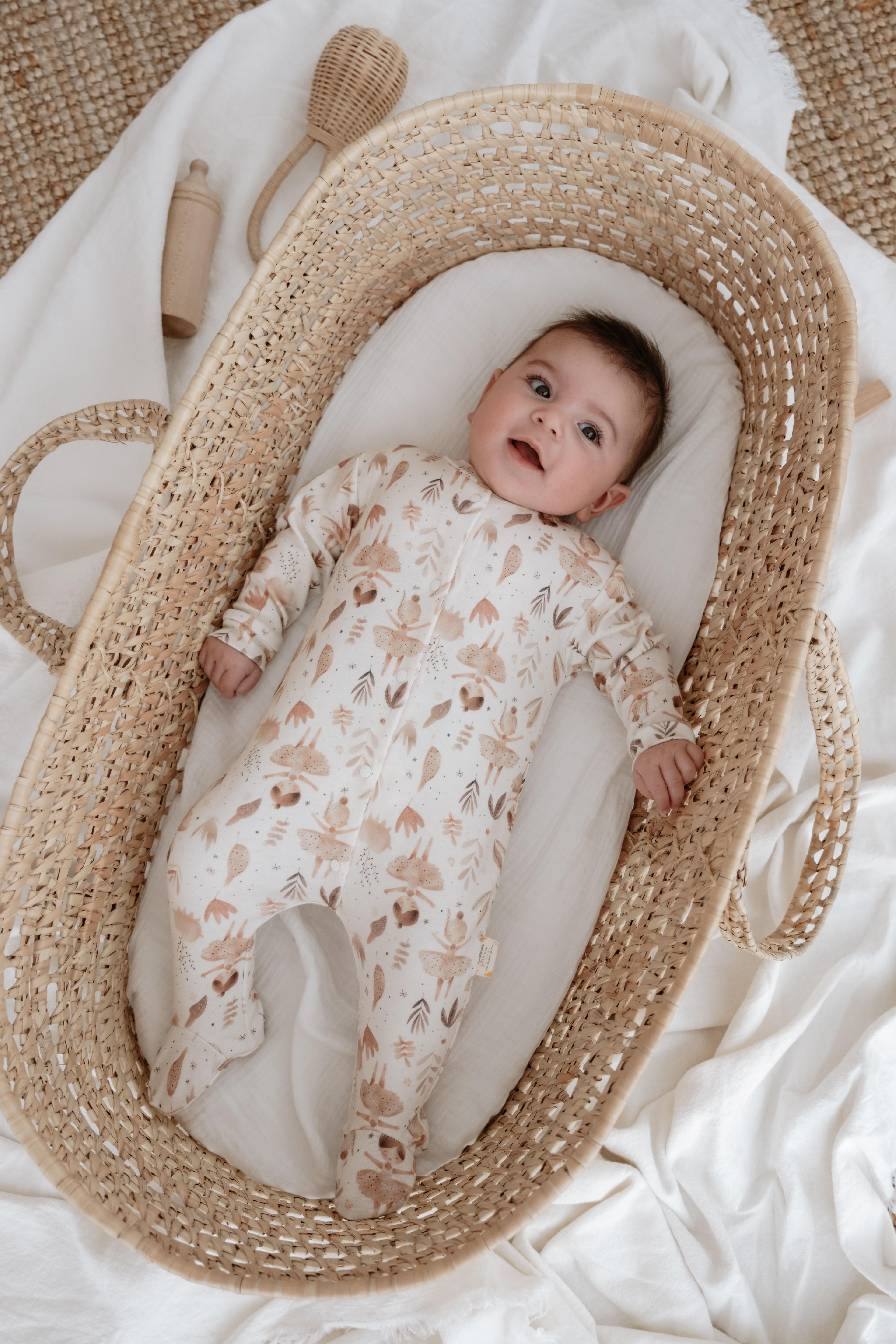 %100 Organik Pamuk Bebek Tulum - Fairytale