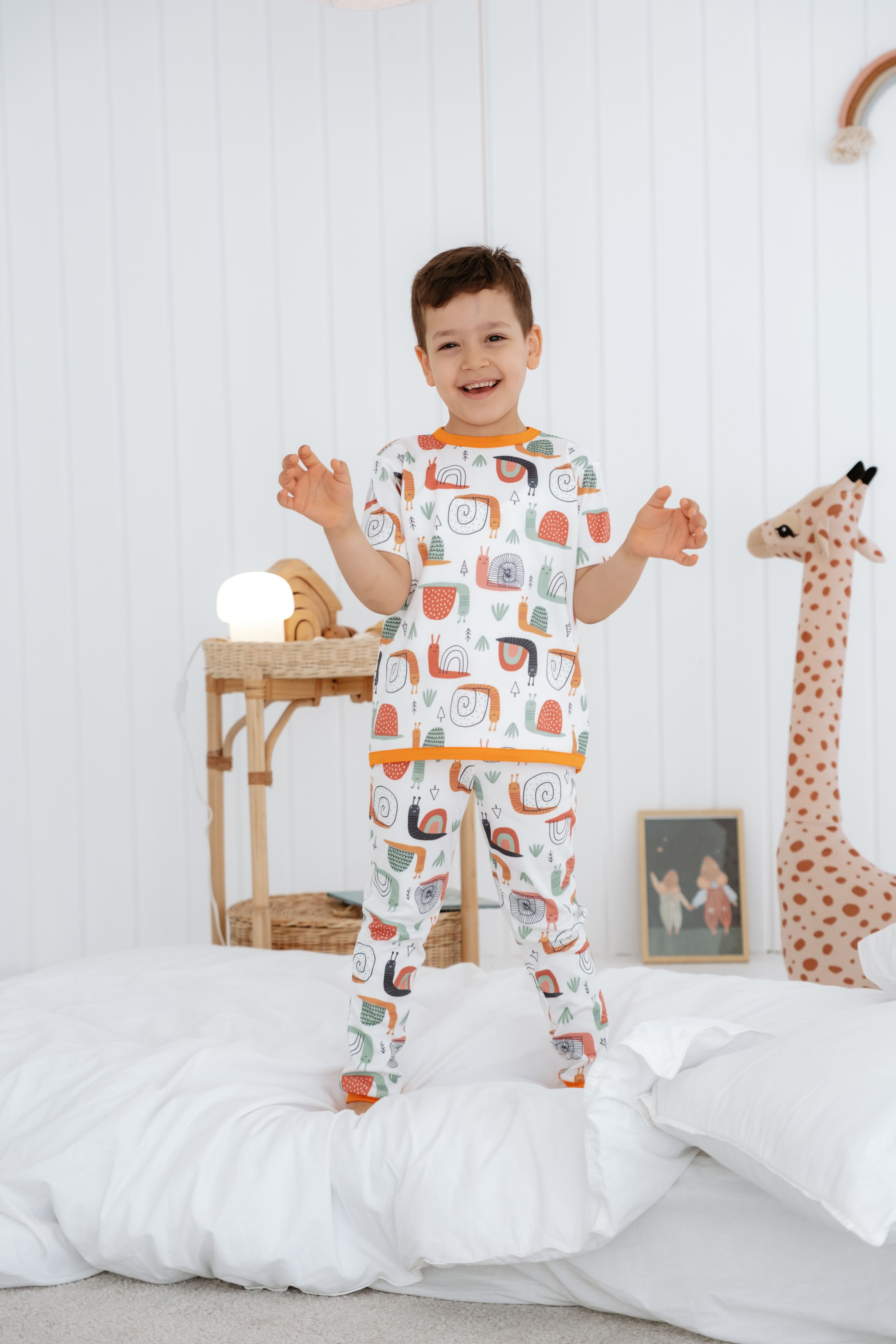 0.3 TOG Yazlık Pijama Takımı - Snails