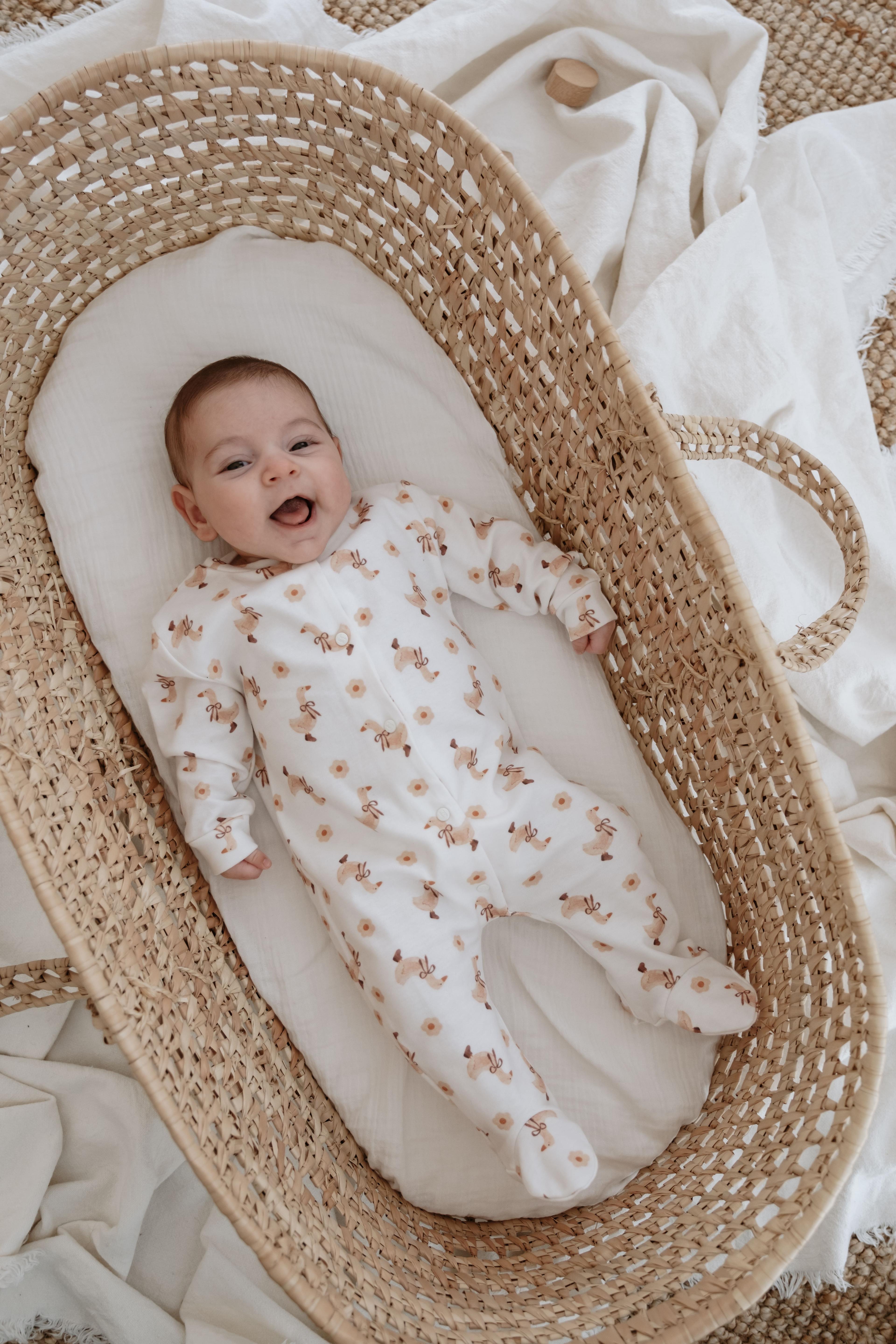 %100 Organik Pamuk Bebek Tulum - Goose