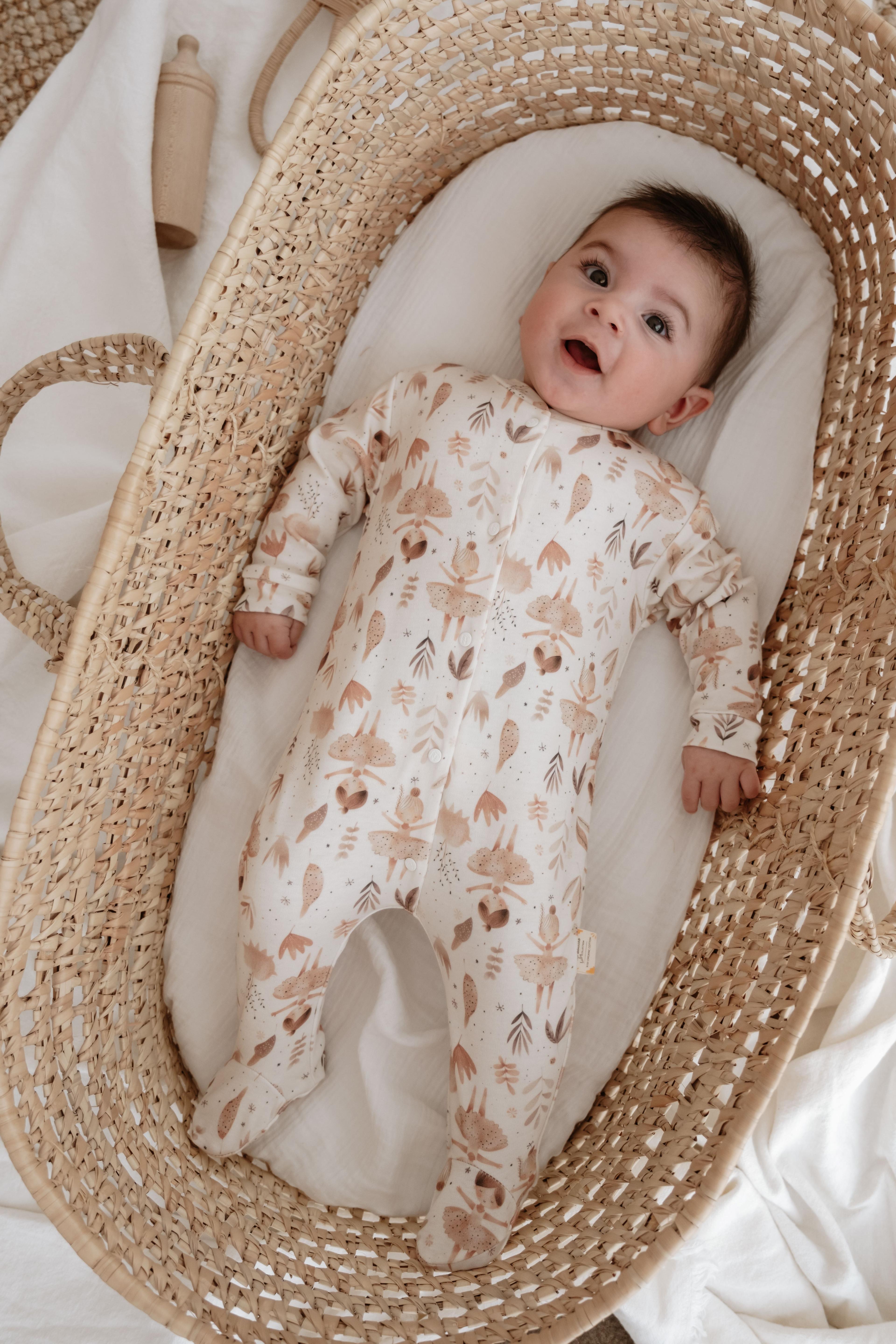 %100 Organik Pamuk Bebek Tulum - Fairytale