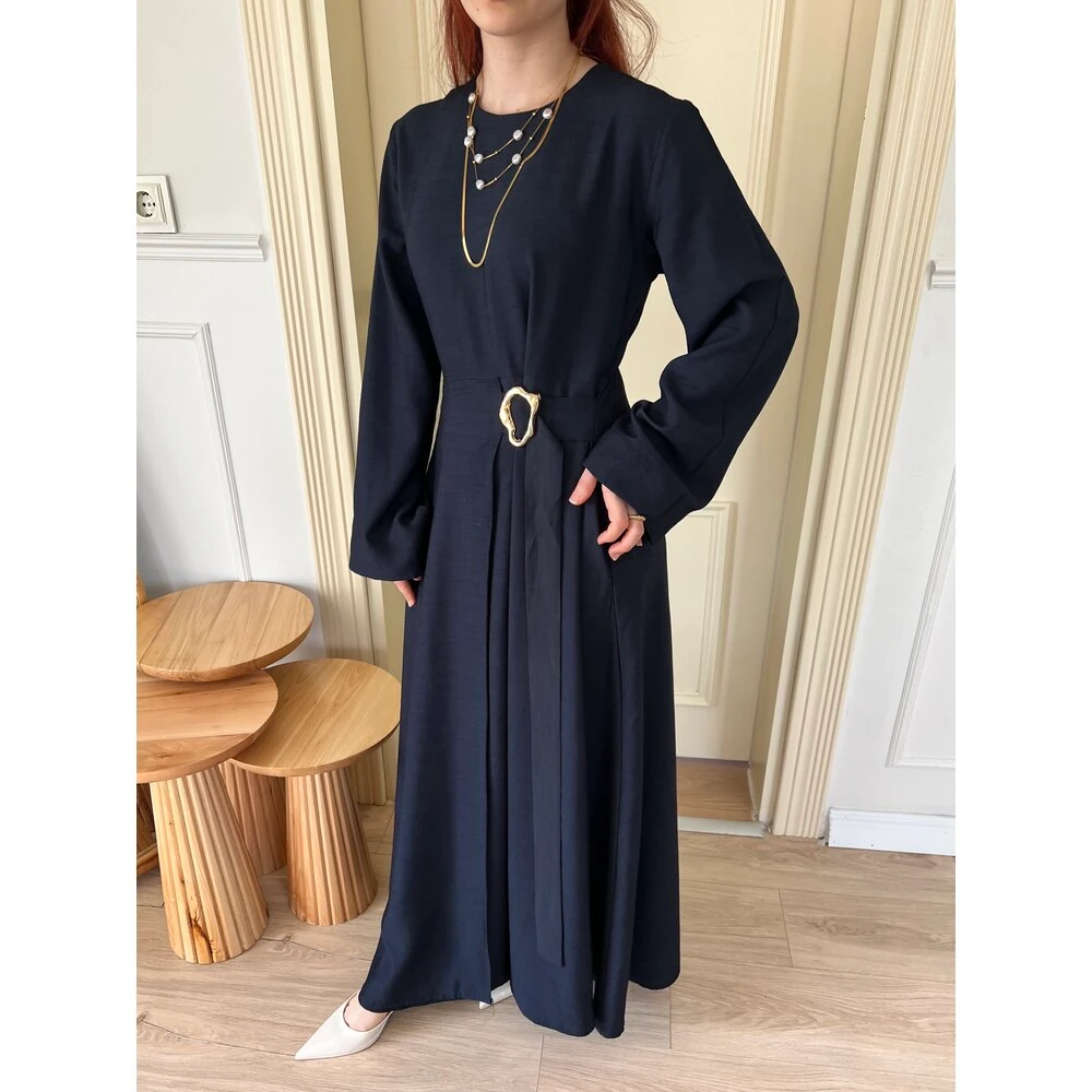 Zarif elbise LACİVERT