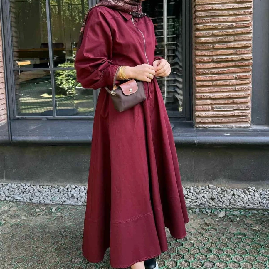 GARBARDİN BORDO ceket etek