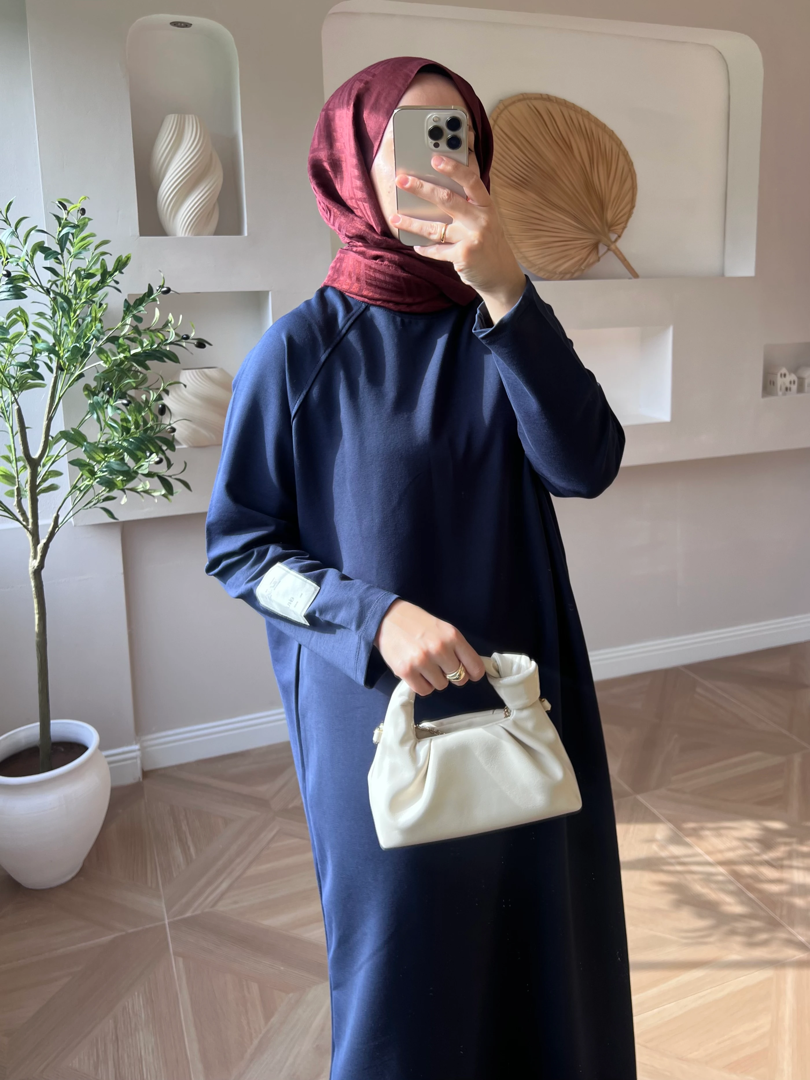 Basic Elbise LACİVERT