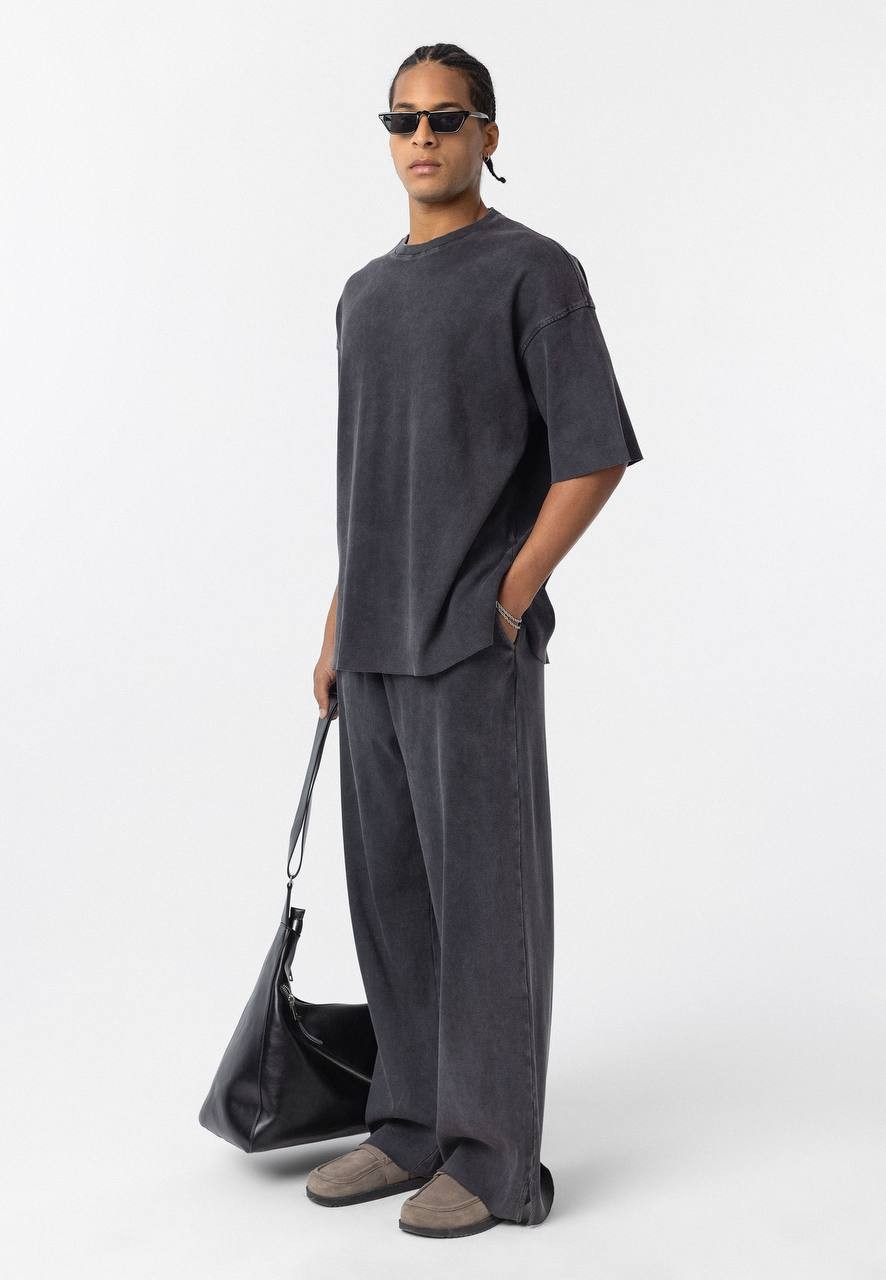 Kaşkorse Kumaş Oversize Eşofman Takımı