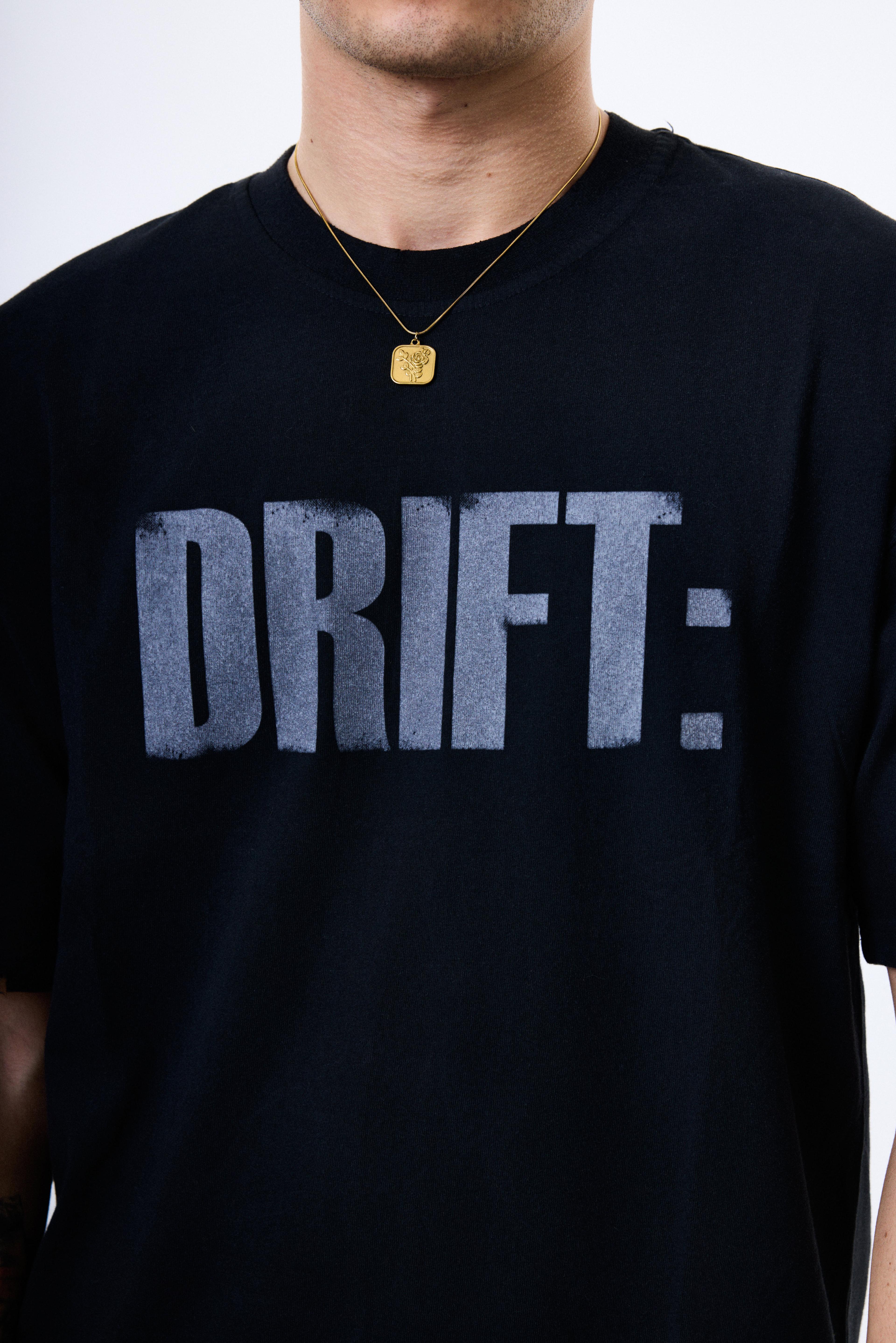 Drift Baskılı Premium Oversize Premium Tişört