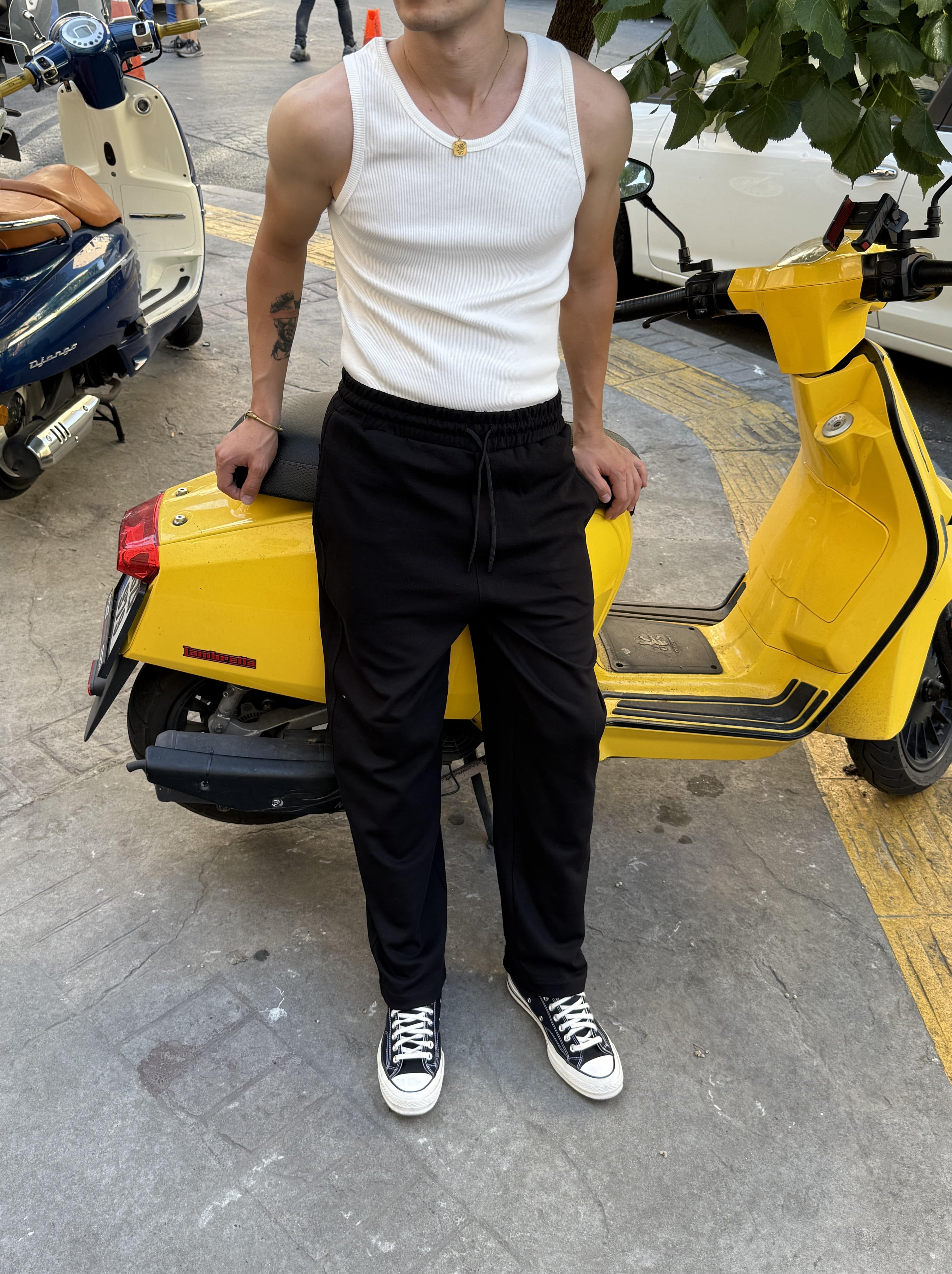 Siyah Premium Oversize Eşofman Altı 