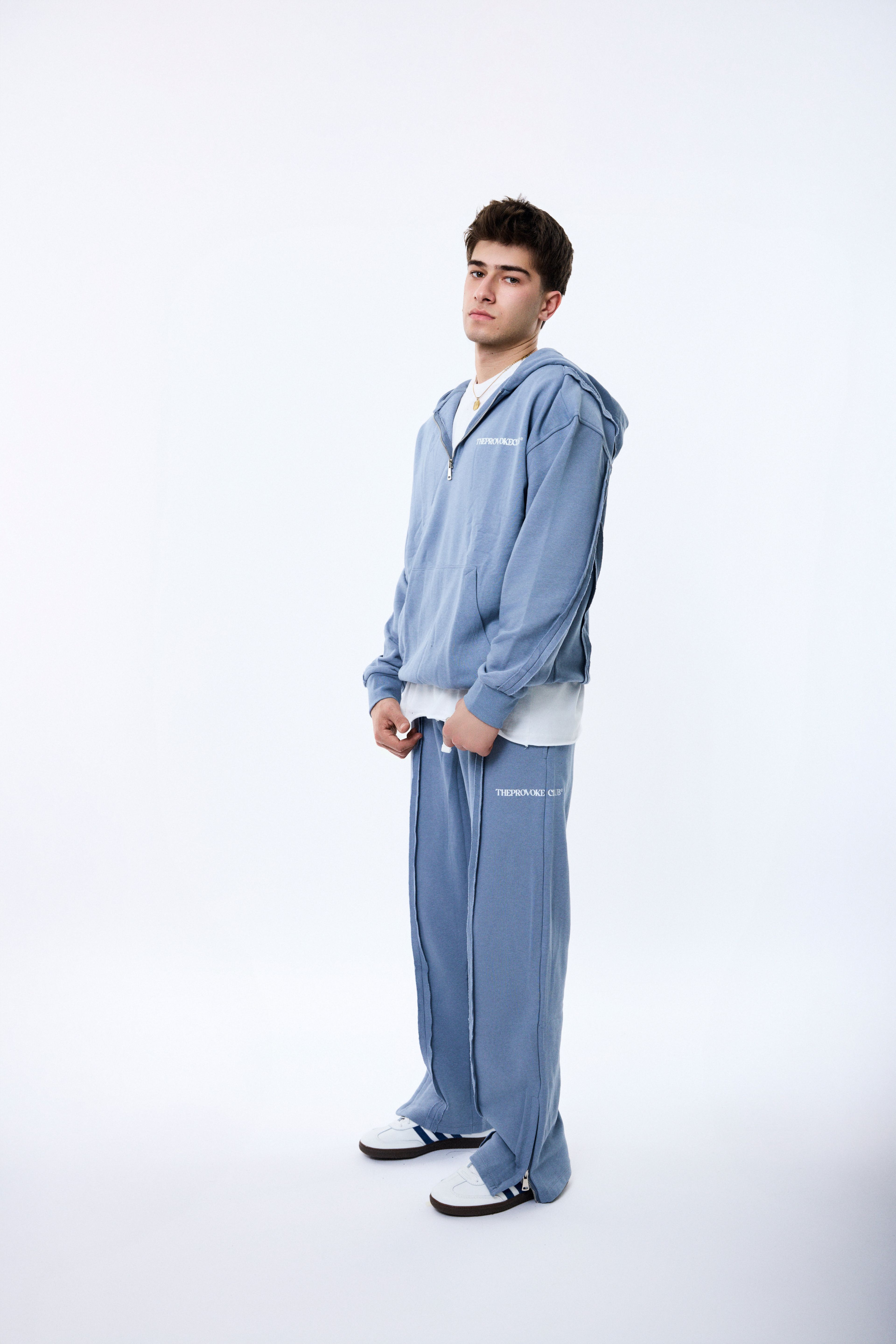Eşofman Takımı Oversize Paça Fermuar Detaylı