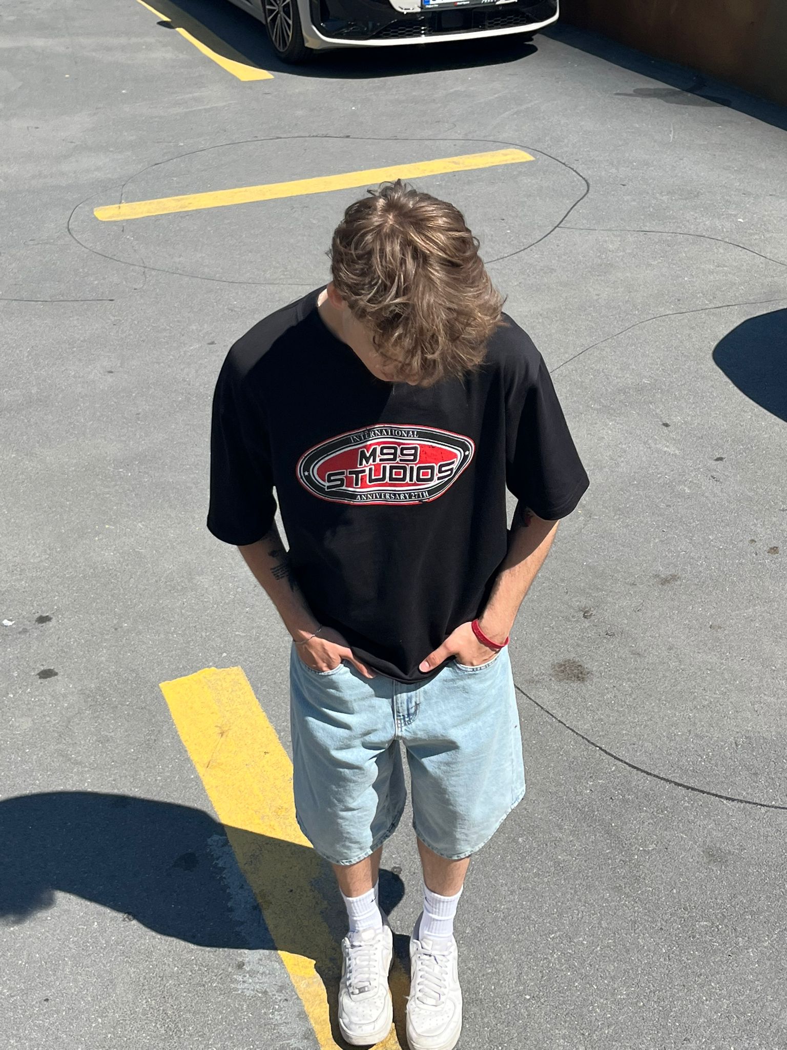 M99 Studios Baskılı Oversize Tişört