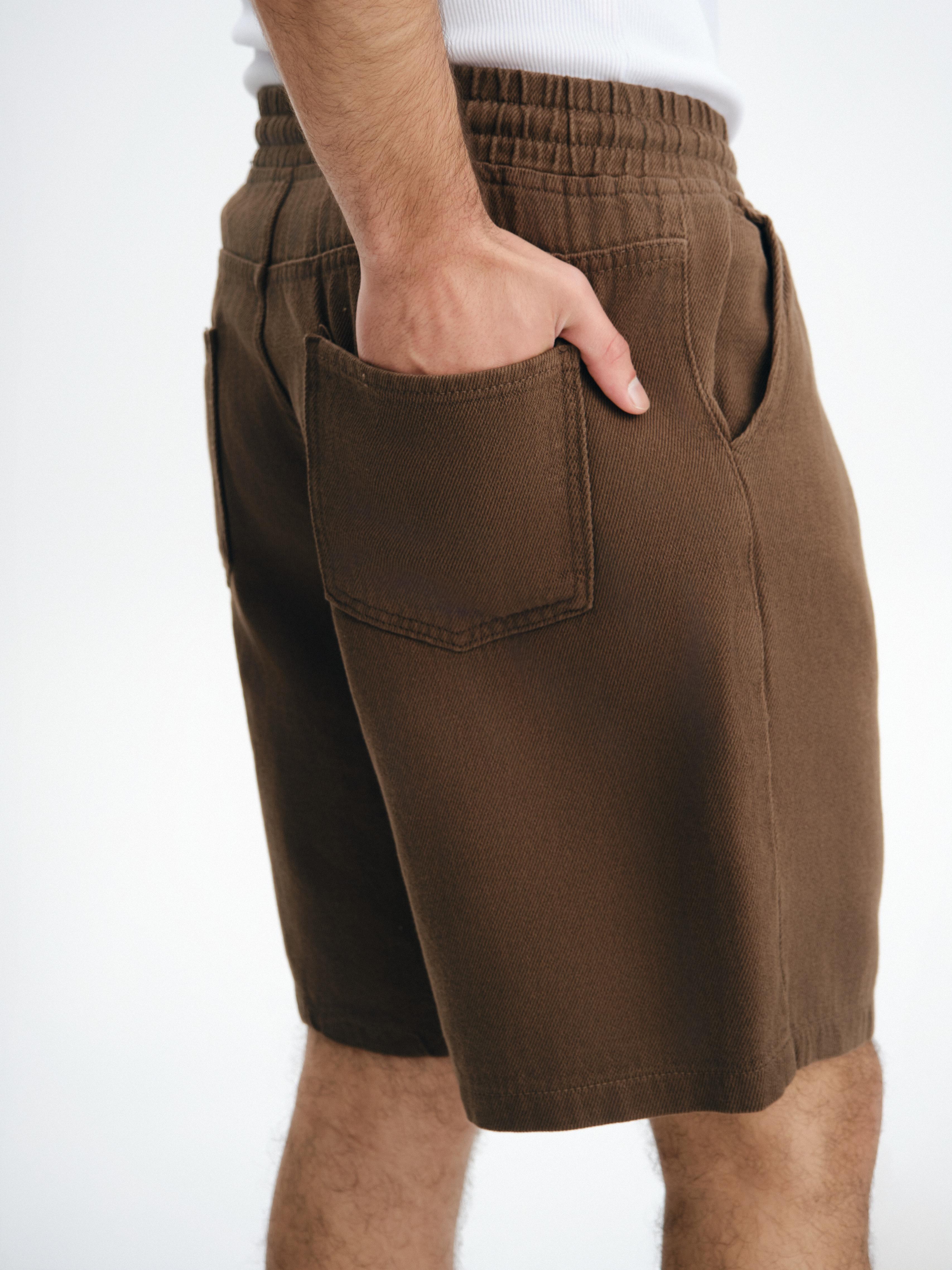 Gabardin Kumaş Baggy Şort