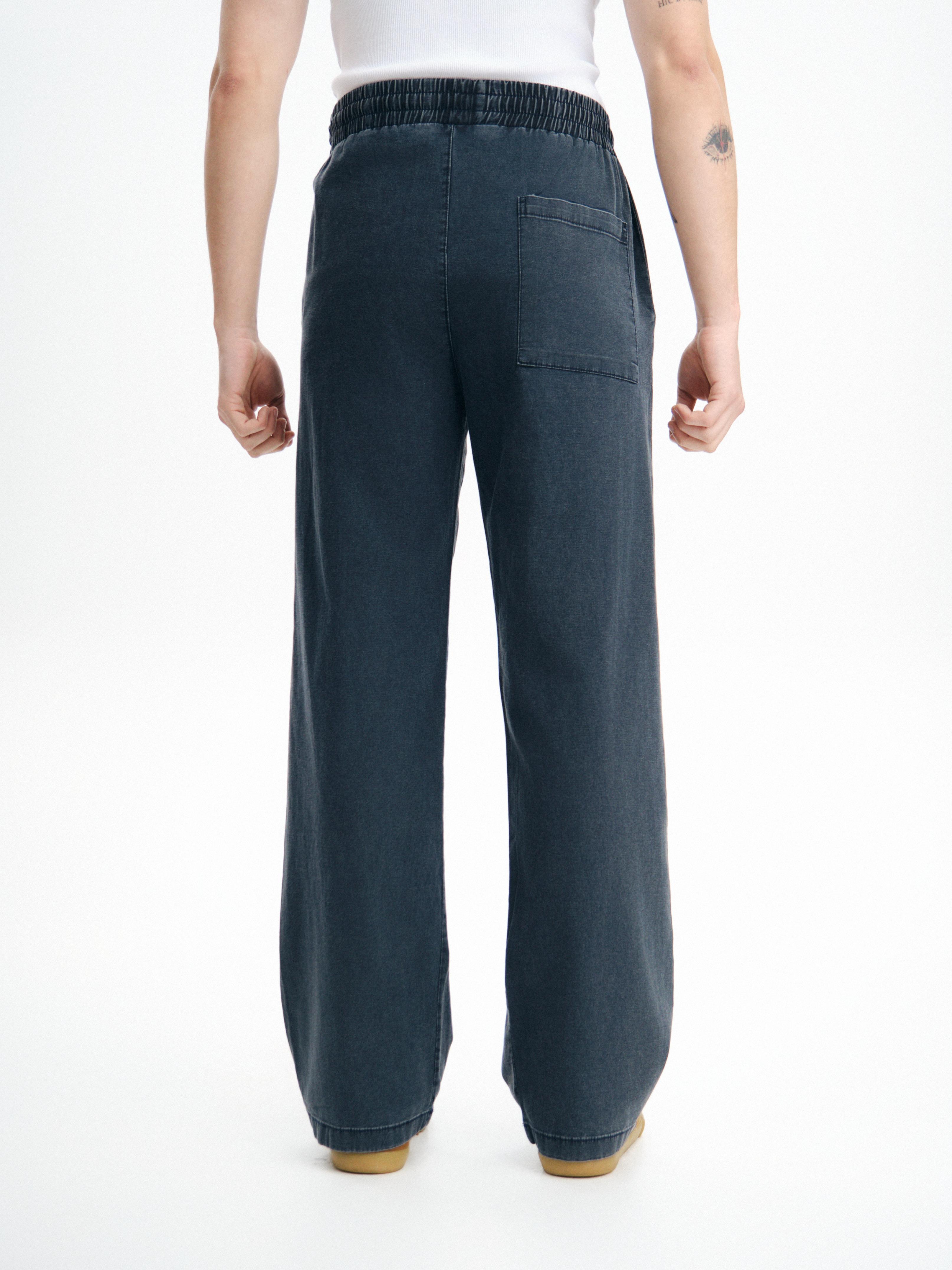 Tensel Kumaş Baggy Pantolon