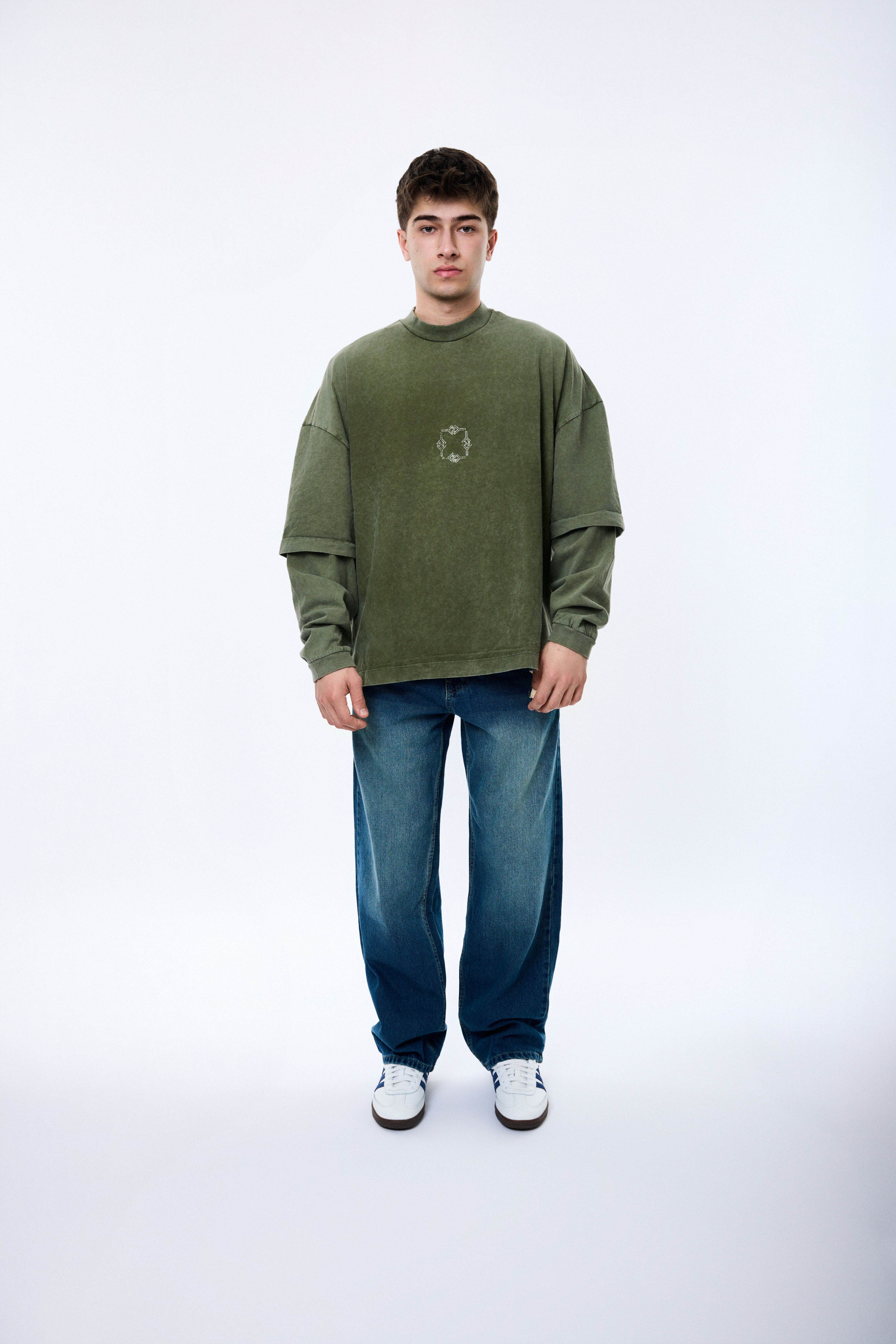 Sweatshirt - Haki Yeşil