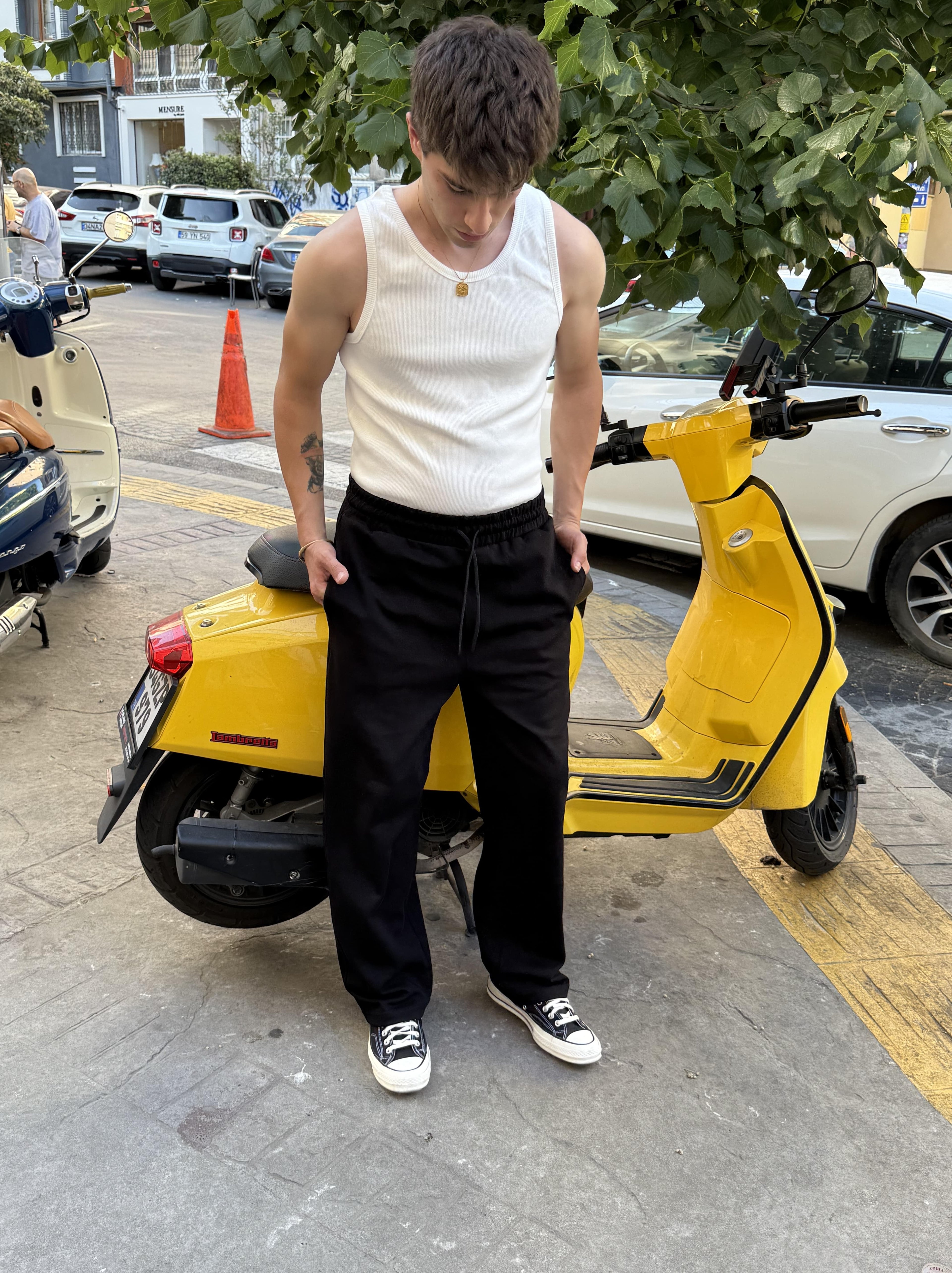 Siyah Premium Oversize Eşofman Altı 