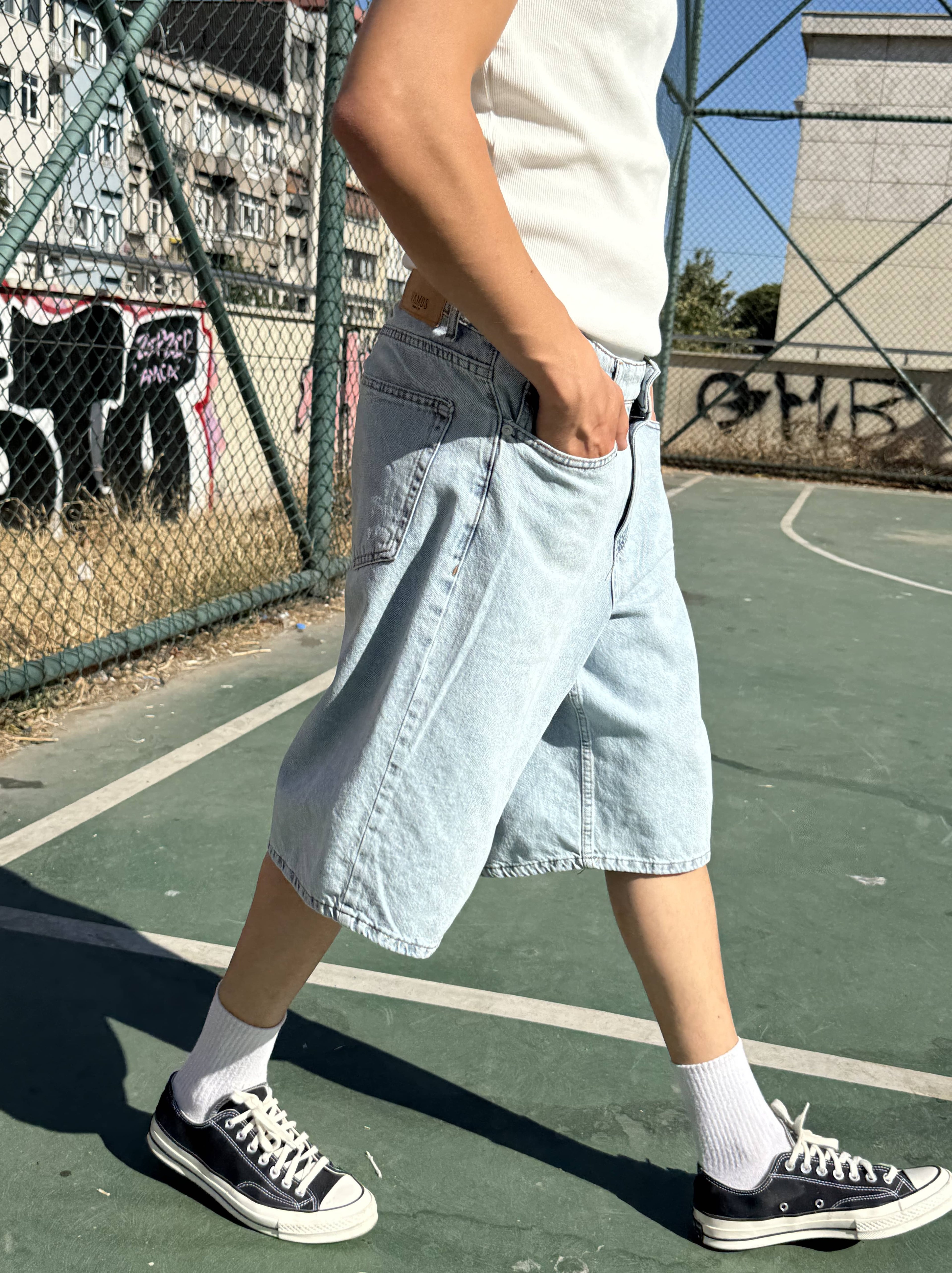 Baggy Bermuda Kot Şort