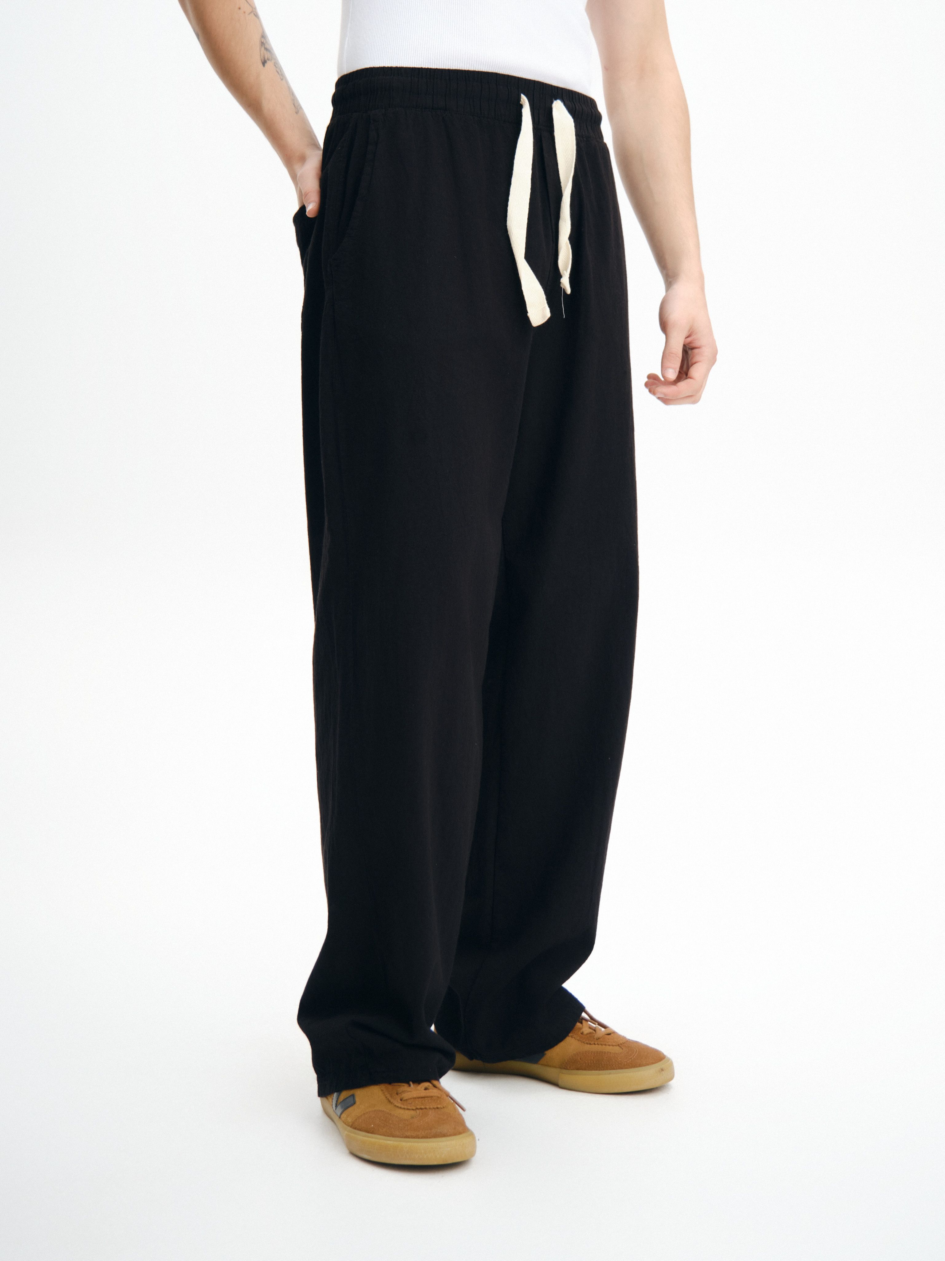 Oversize Keten Pantolon