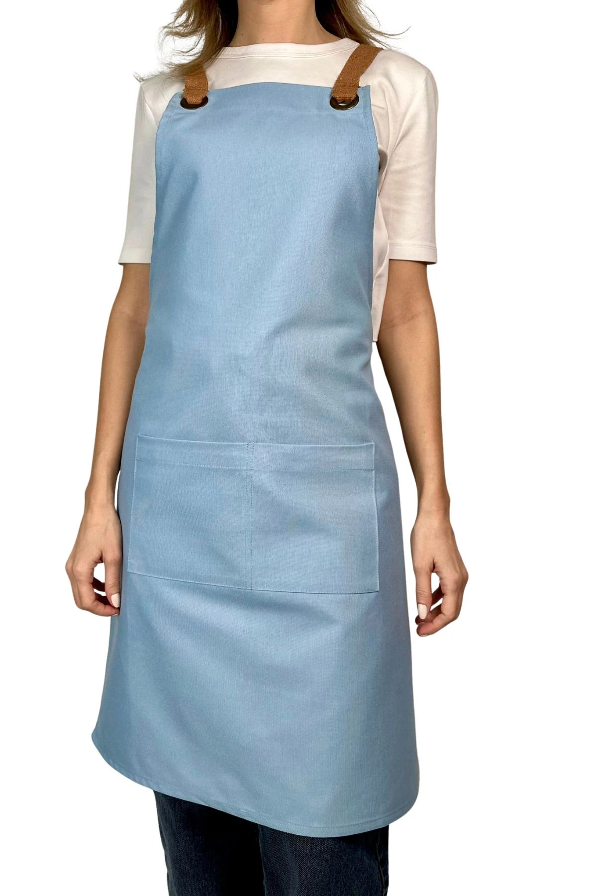 Mutfak Kafe Garson Barista Şef Aşçı Çiçekçi Seramik Tattoo Önlük Su itici Leke Tutmaz - Unisex