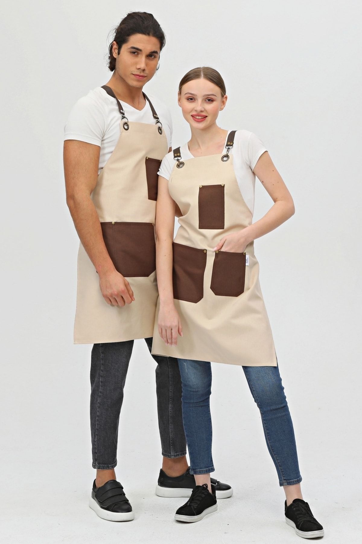 Cafe, Barista, Kuaför, Mutfak, Chef, Şef, Ressam Ve Çiçekçi Önlükleri Leke Tutmaz Önlük