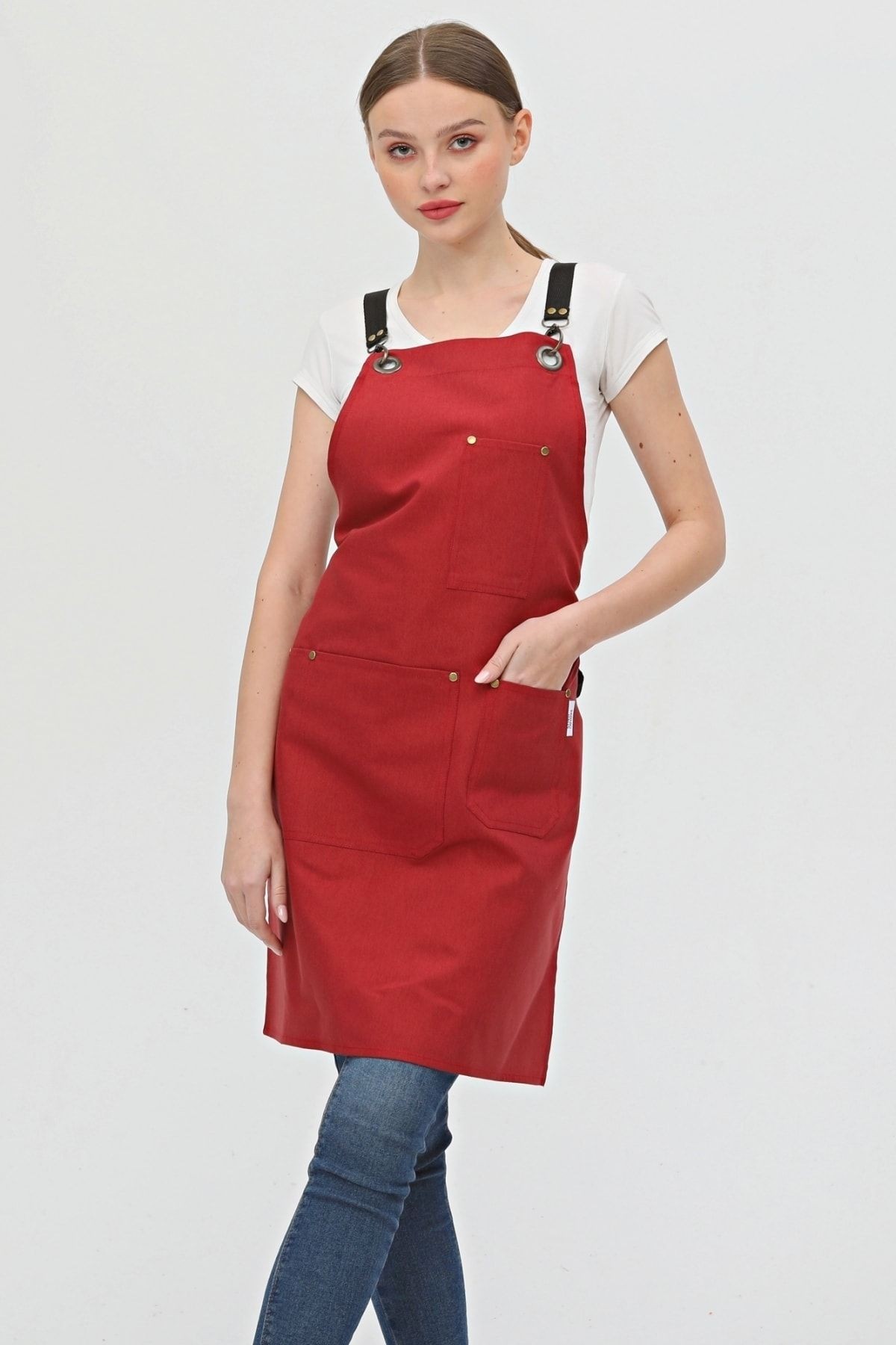 Cafe, Barista, Kuaför, Mutfak, Chef, Şef, Ressam Ve Çiçekçi Önlükleri Leke Tutmaz Önlük