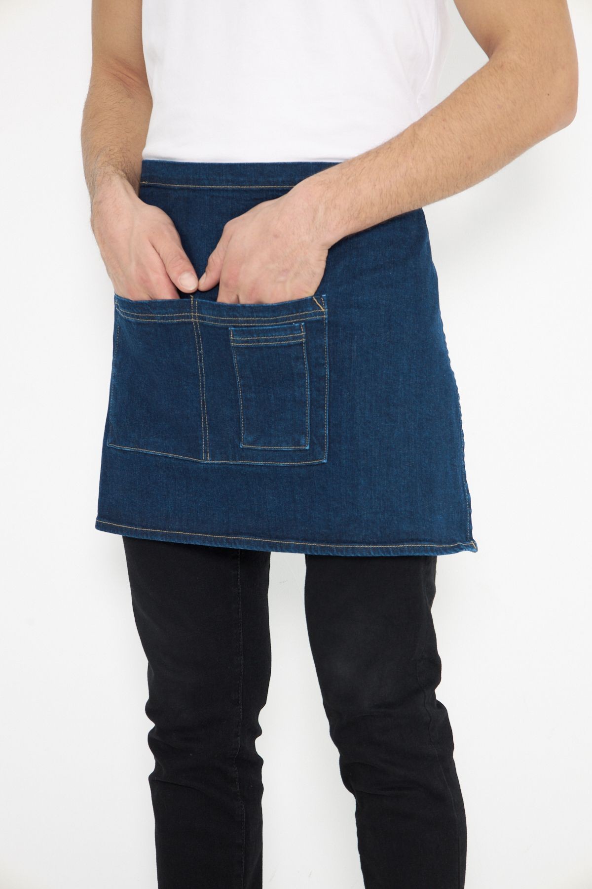 Kafe Barista Seramik Pasta Aşçı Garson Çiçekçi Restoran Cafe Apron Unisex Yarım Kot Önlük