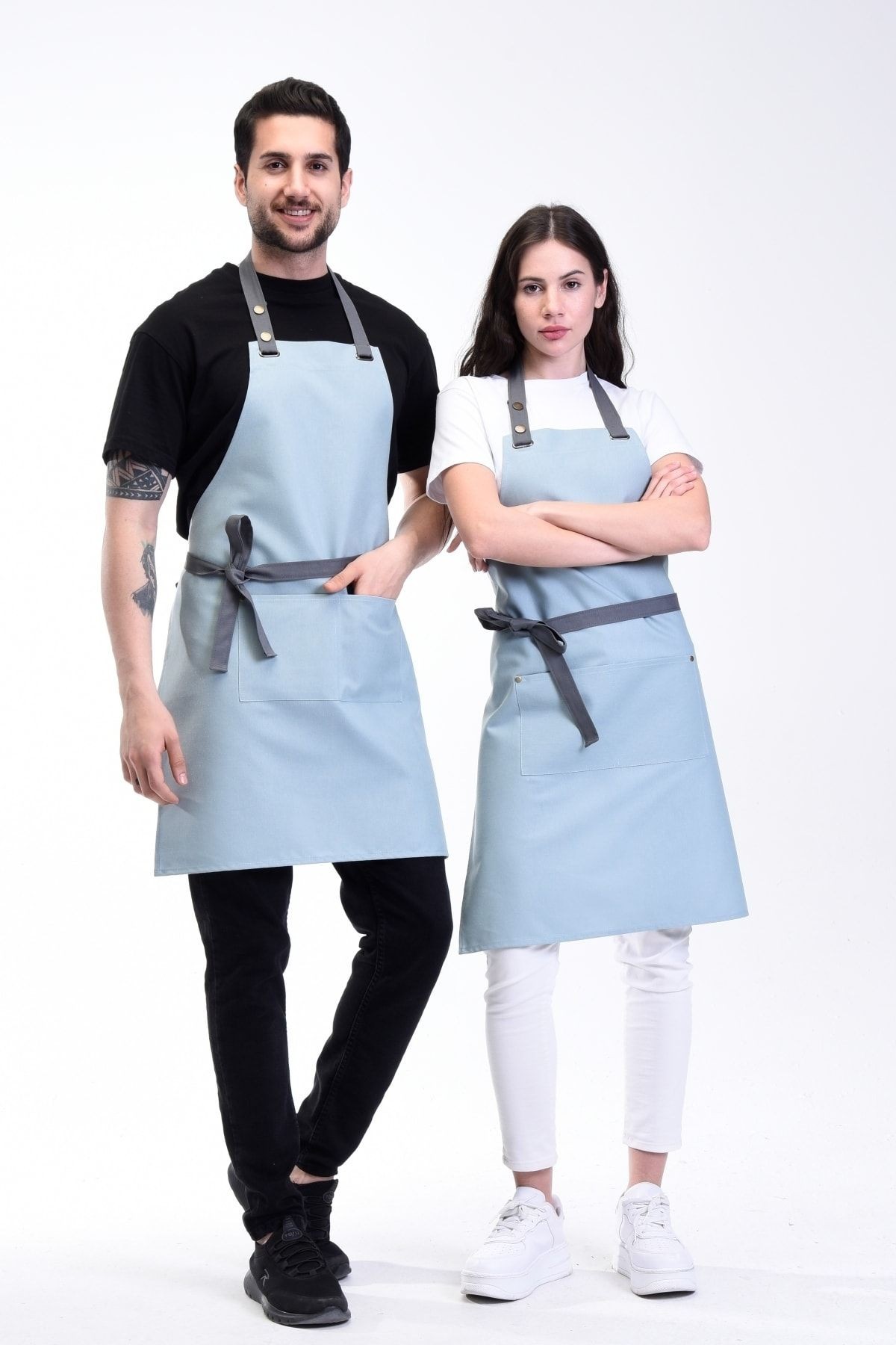 Su Itici Leke Tutmaz Kafe Barista Şef Aşçı Garson Çiçekçi Restoran Cafe Apron Mutfak Önlüğü 1 Adet