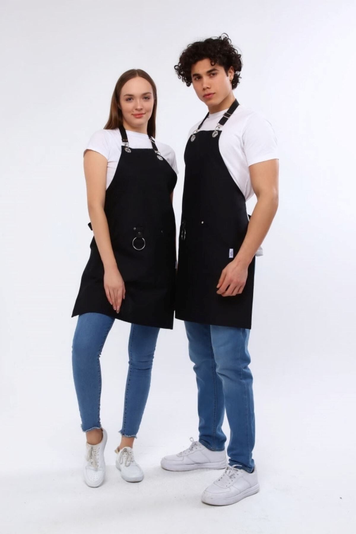 Cafe Barista Kuaför Barmen Çiçekçi Mutfak Önlükleri Leke Tutmaz Bordo